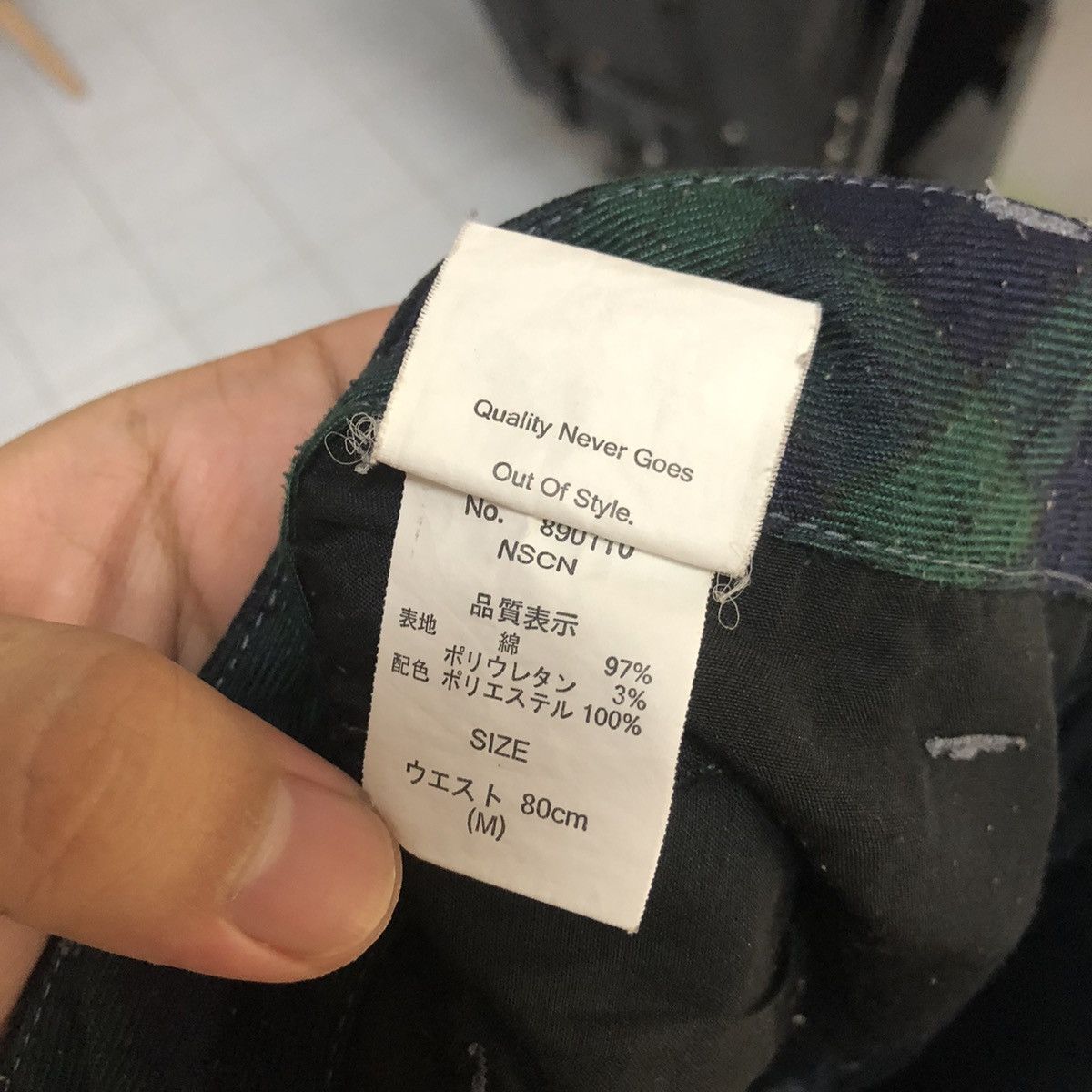 Japanese Brand DL Jungle Strom double waist rapper hip hop Pants #C742 Size US 30 / EU 46 - 18 Thumbnail
