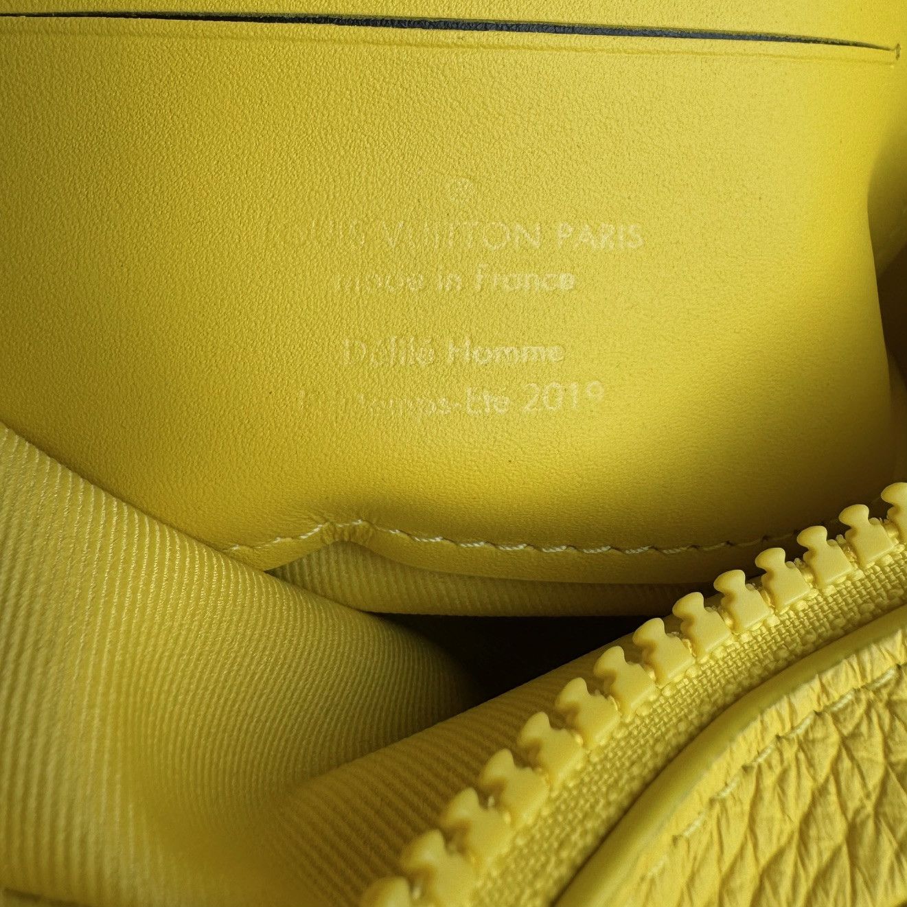Louis Vuitton × Virgil Abloh Louis Vuitton Virgil Abloh SS19 Yellow Monogram Volga Pouch Size ONE SIZE - 10 Thumbnail