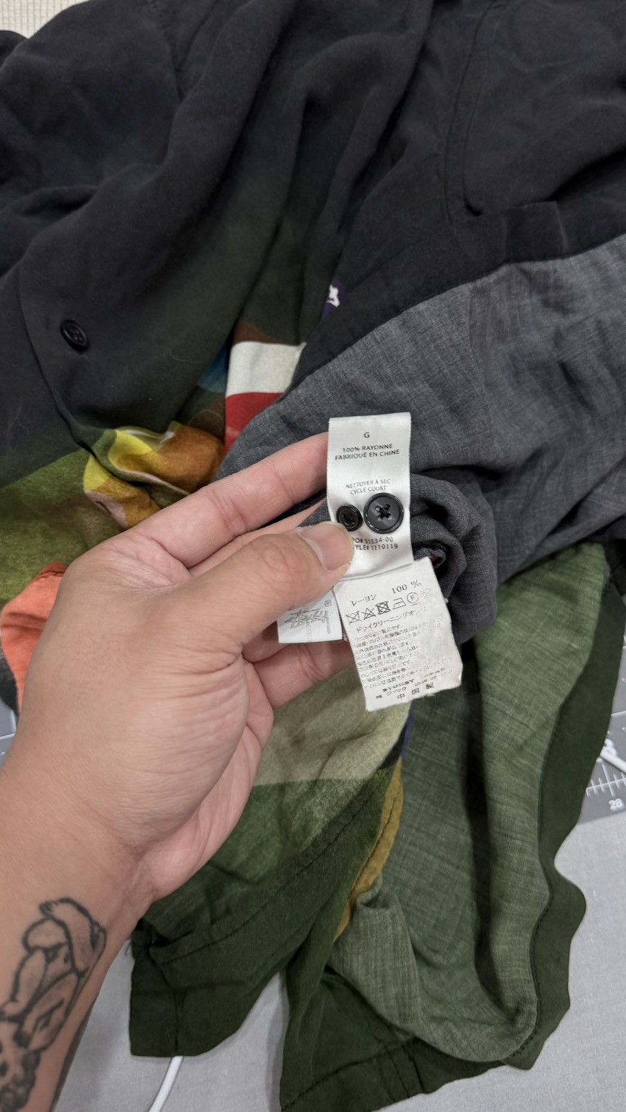 Stussy Billiards Open Collar Shirt Size US L / EU 52-54 / 3 - 3 Thumbnail