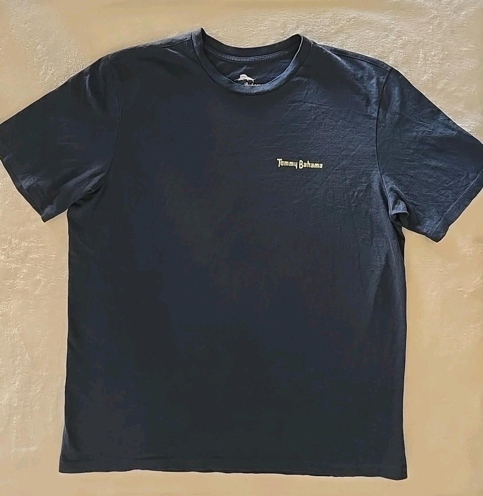 Tommy Bahama Tommy Bahama Men's Medium T-Shirt Blue Friends in Mow Places Size US M / EU 48-50 / 2 - 3 Thumbnail