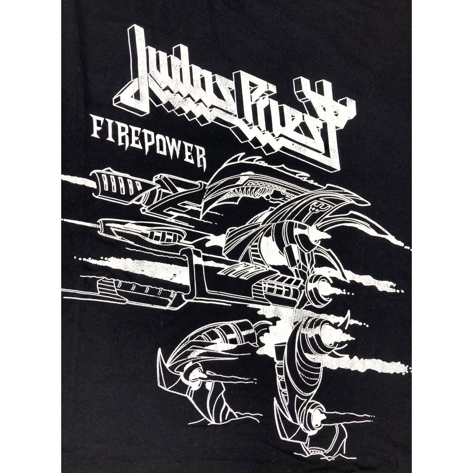 Vintage VINTAGE Judas Priest Firepower Graphic T-shirt Men XXL Black Short Sleeve Music Size US XXL / EU 58 / 5 - 2 Thumbnail
