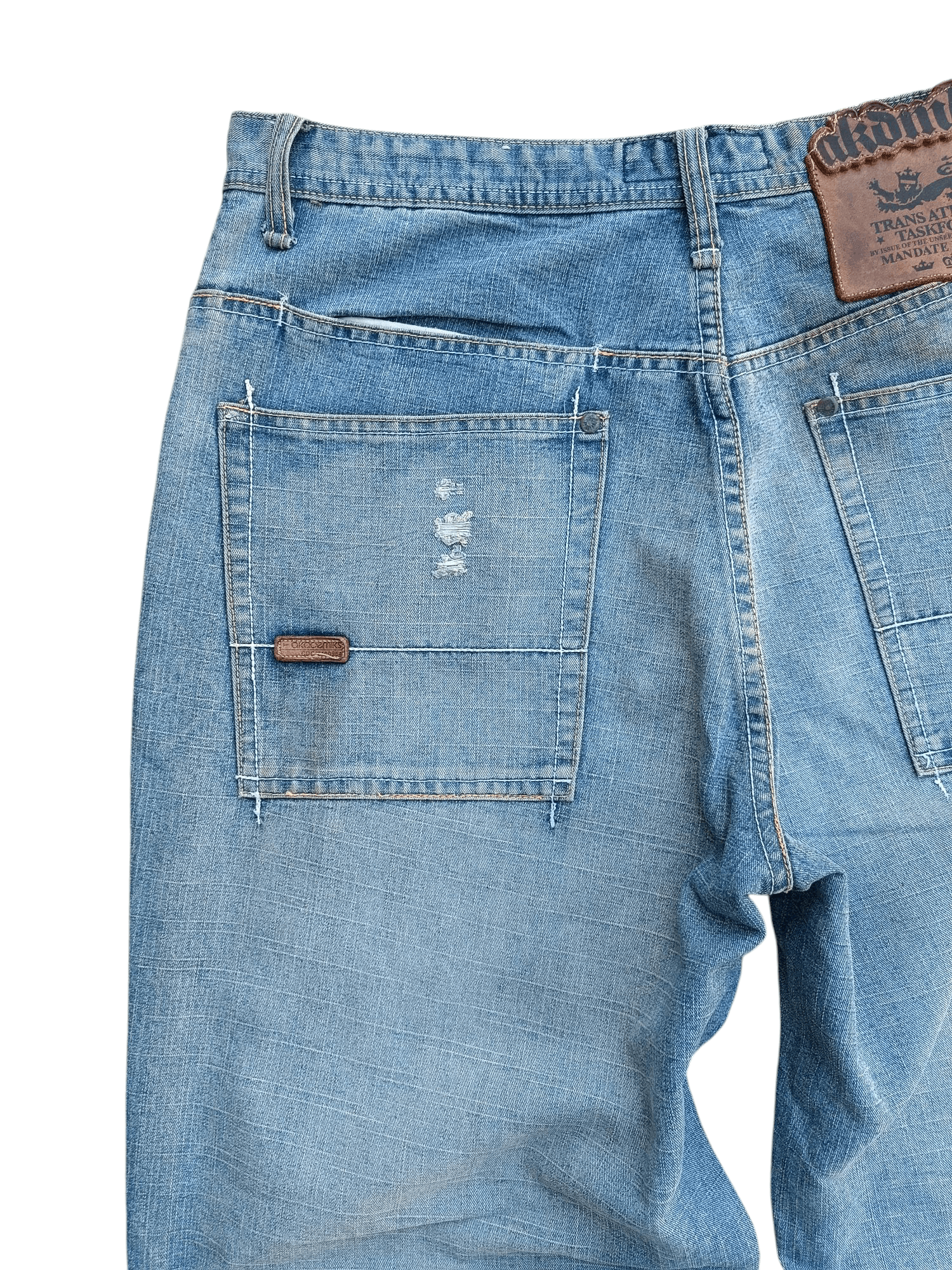 Akademiks Vintage Akademiks Loose Baggy Straight Leg Big Logo Jeans Size US 32 / EU 48 - 19 Thumbnail