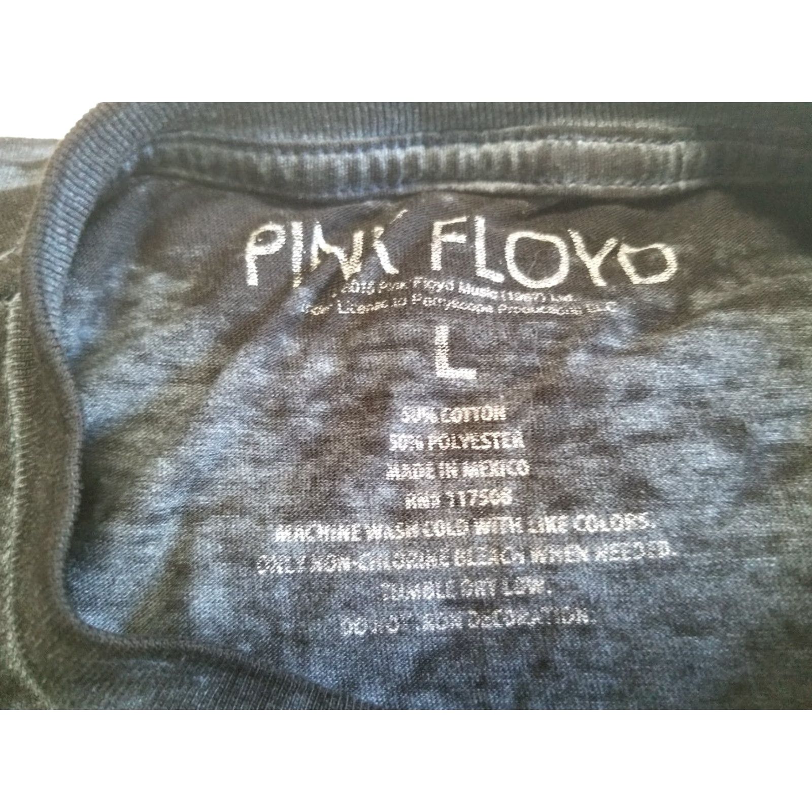 Vintage Pink Floyd T-Shirt Blue Tie Dye The Dark Side of the Moon Graphic Crew Neck Men L Large Rock'n'Roll Shirt Size US L / EU 52-54 / 3 - 7 Thumbnail