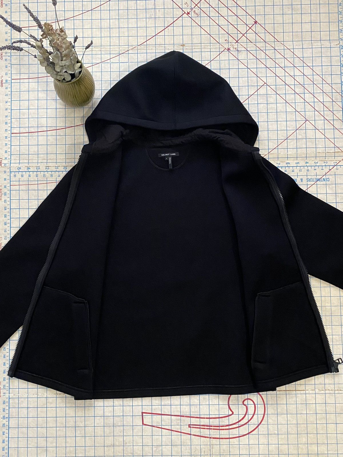 Designer × Helmut Lang Helmut Lang Full Zip Hoodie Black Size Large Size US L / EU 52-54 / 3 - 5 Thumbnail
