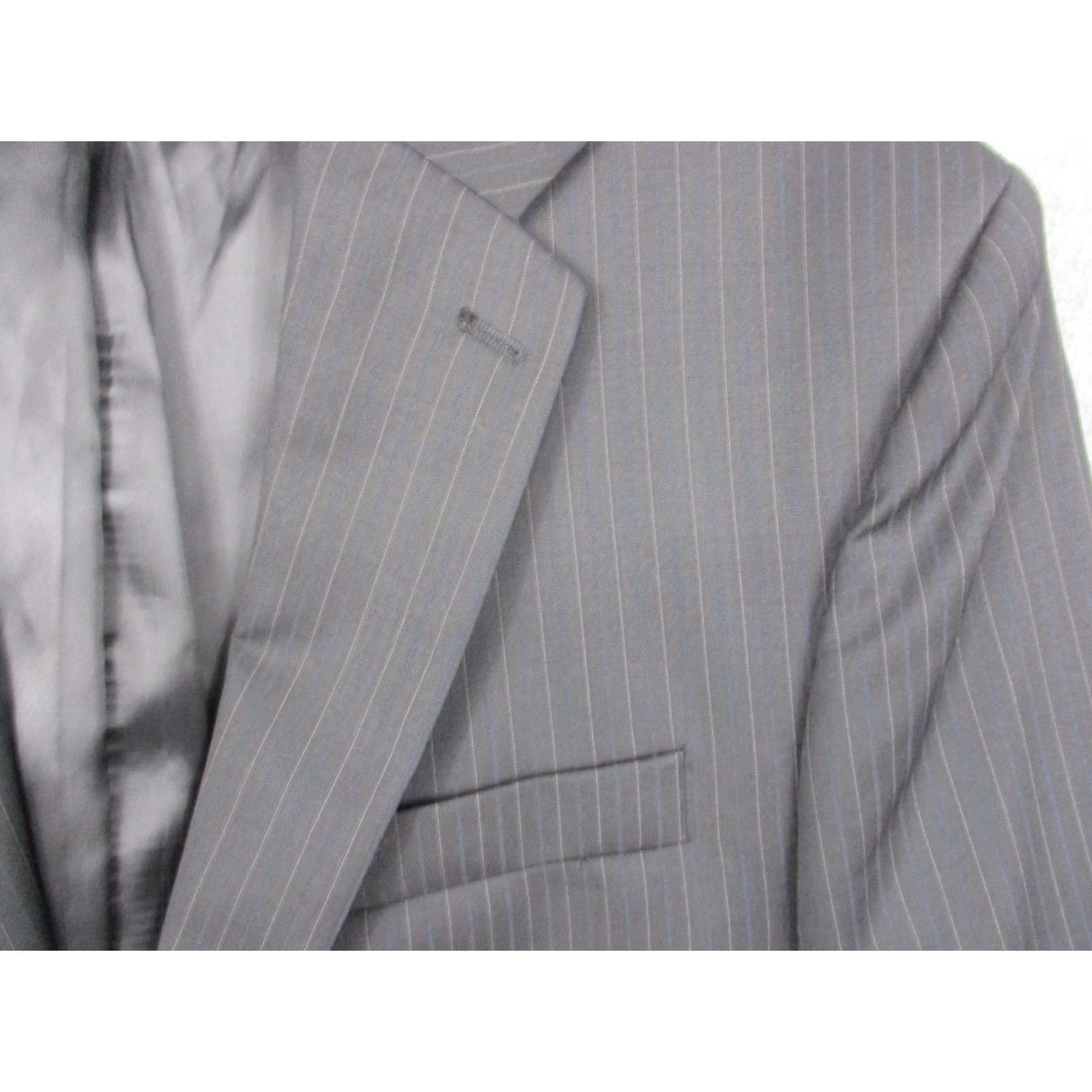 Ralph Lauren Ralph Lauren Suit Mens 42L Wool Pinstripe Blazer Pants 2 Piece Set Canada Size 42R - 2 Thumbnail