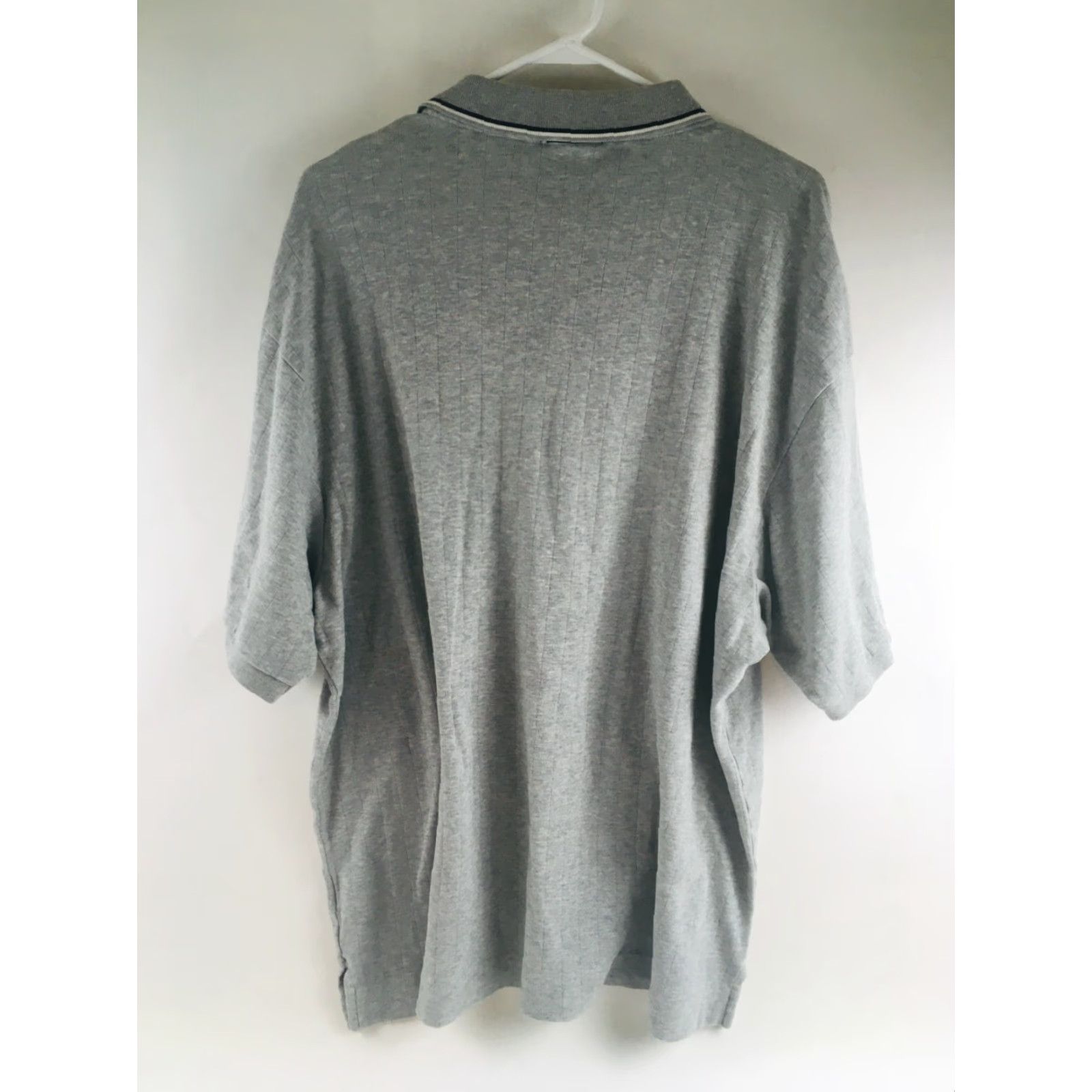Nautica Nautica Polo Shirt Men's XL Solid Gray Collar Short Sleeve Casual Polo Shirt Mens XL Gray Size US XL / EU 56 / 4 - 2 Thumbnail