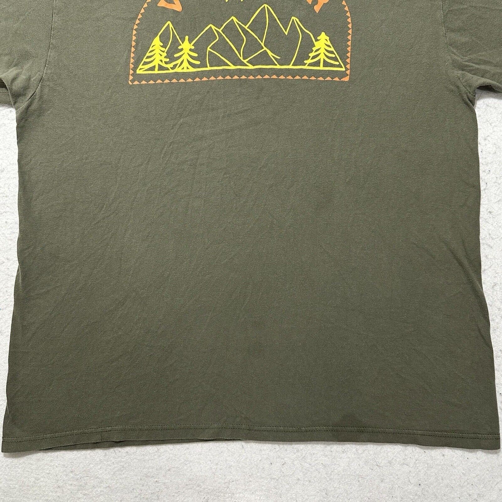 Other Voyager Large Crewneck Graphic T Shirt Outdoors Olive Green Size US L / EU 52-54 / 3 - 3 Thumbnail