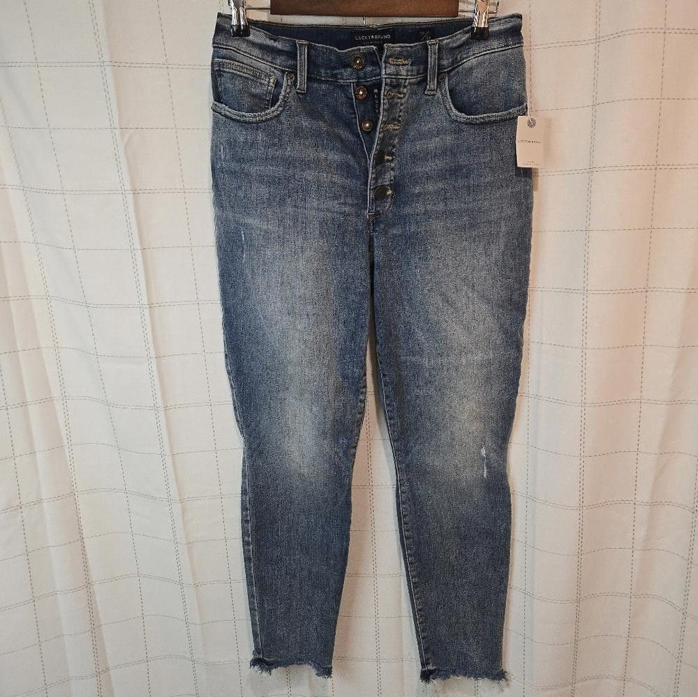 Lucky Brand Lucky Brand High Rise Skinny Ankle Jean Size 32" / US 10 / IT 46 - 1 Thumbnail