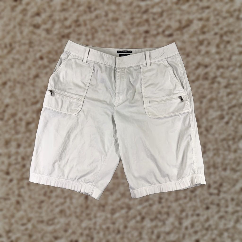 Ralph Lauren Ralph Lauren Golf Shorts Women 14 White Classic Golf Fit Cargo Nylon Blend 32x11 Size 36" / US 14 / IT 50 - 1 Thumbnail