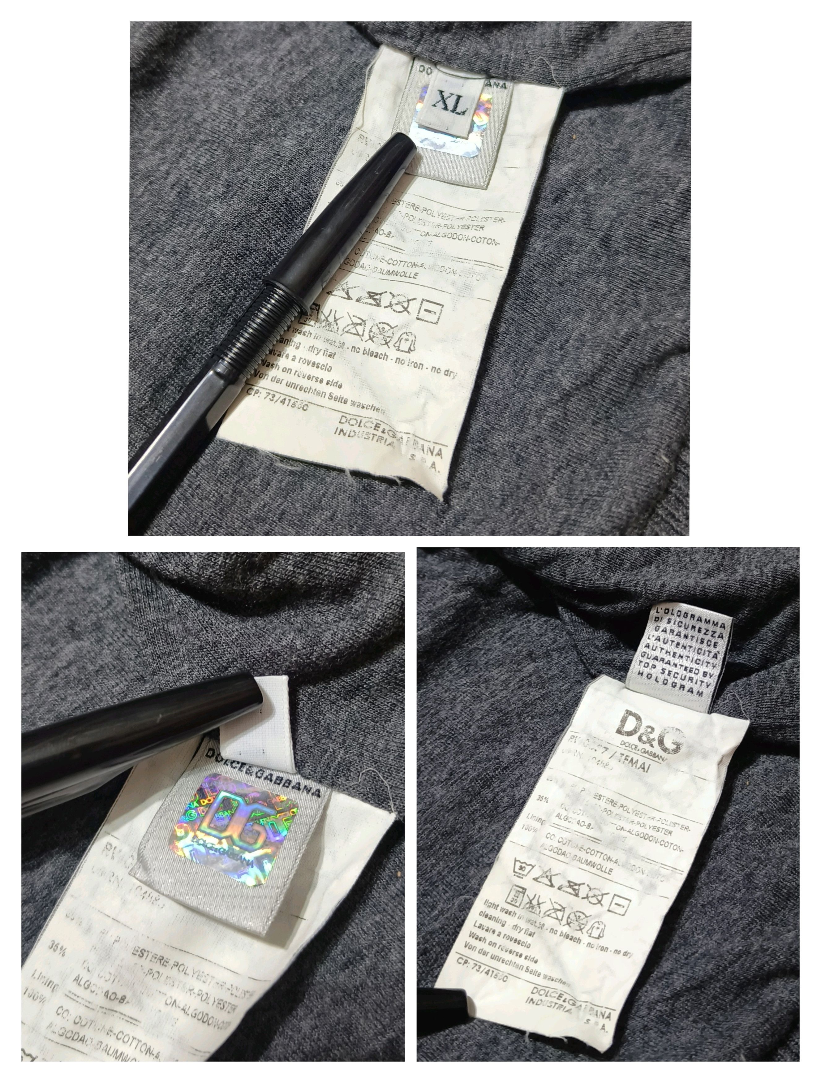Dolce & Gabbana Vintage Dolce & Gabbana Full Zip Hoodie Jacket Luxury Size US XL / EU 56 / 4 - 9 Thumbnail