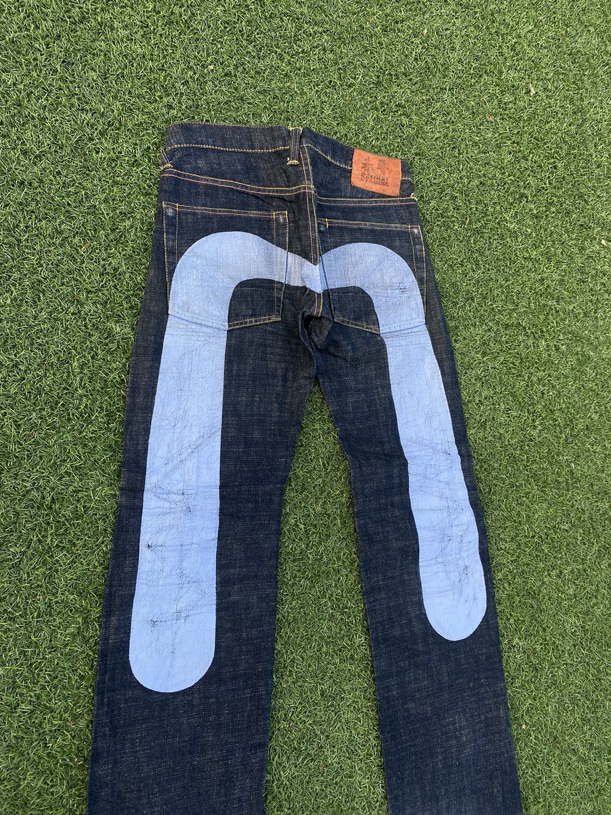 Evisu RARE EVISU BLUE DAICOCK SPECIAL WITH RED SELVEDGE DENIM Size US 27 - 2 Thumbnail