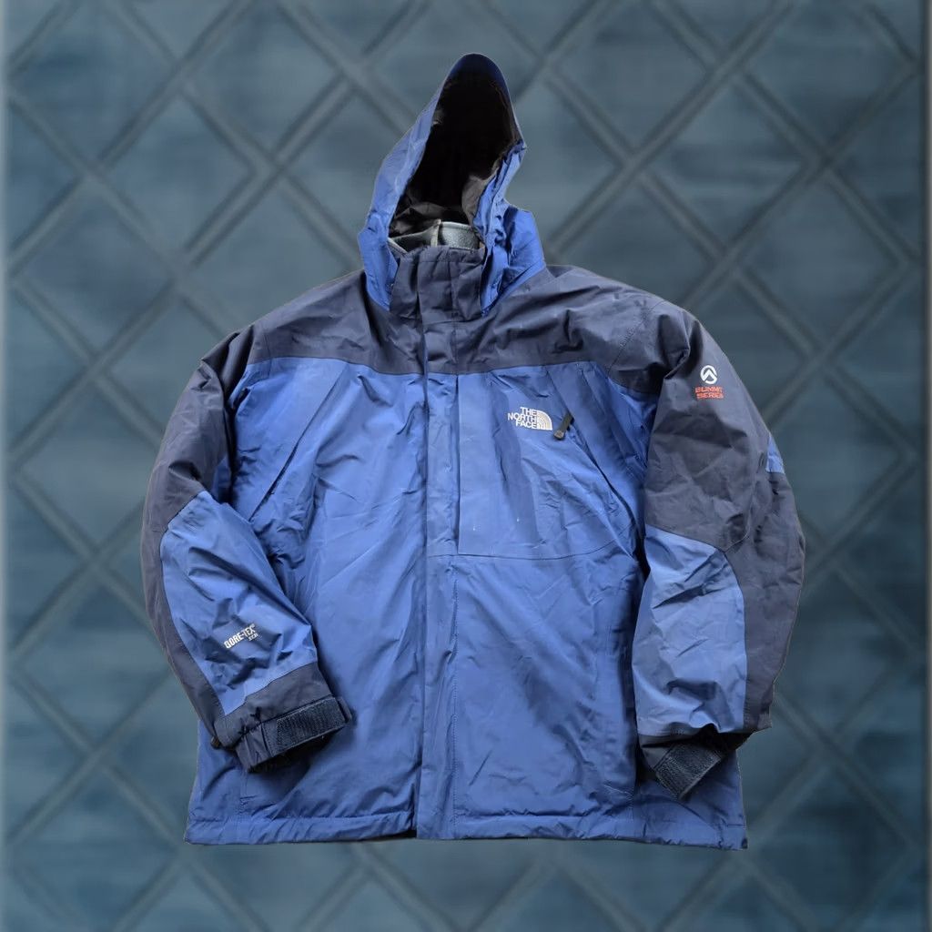 The North Face VINTAGE The North Face Summit Series Jacket XL Mens Blue Gore-Tex XCR Lined Jacket Size US XL / EU 56 / 4 - 1 Thumbnail