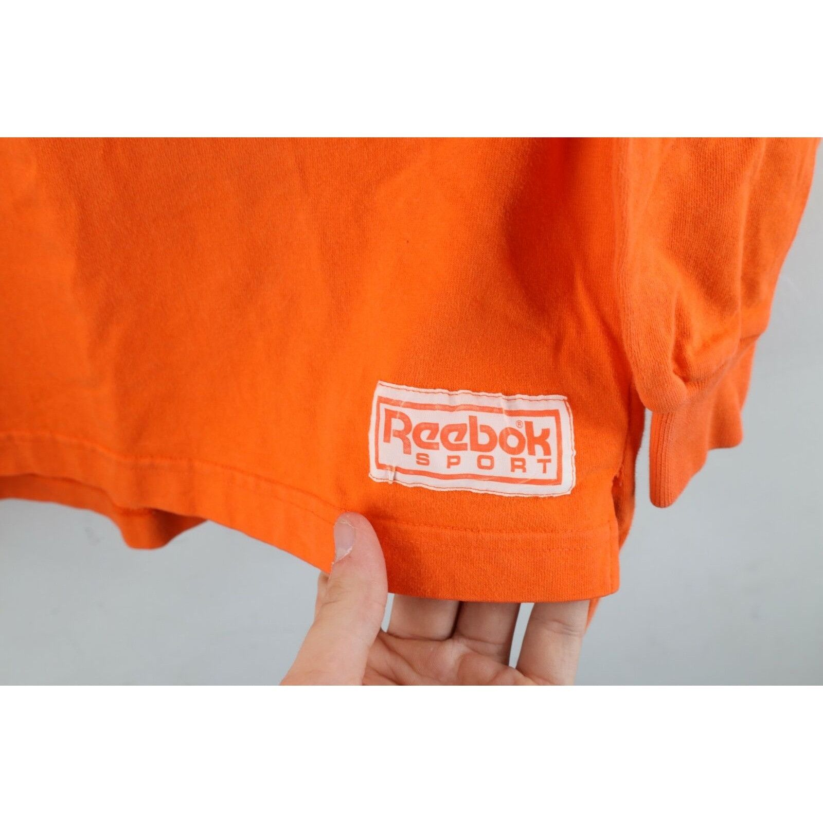 Reebok × Vintage Vintage 90s Reebok Sport Faded Spell Out Rugby Polo Size US S / EU 44-46 / 1 - 4 Thumbnail