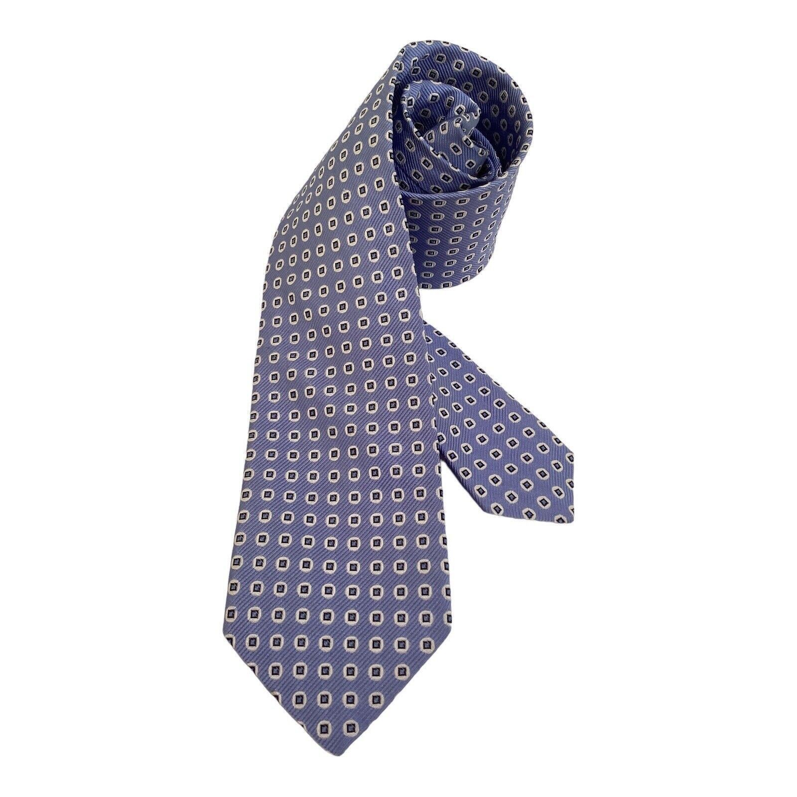 Richard James JZ RICHARDS Purple Geometric Luxury Silk Tie Hand Made In U Size ONE SIZE - 1 Thumbnail