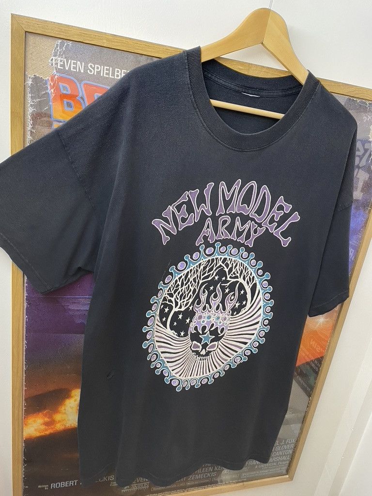 Band Tees 2002 Vintage New Model Army Trees In Winter Band Tee Size US XL / EU 56 / 4 - 4 Thumbnail