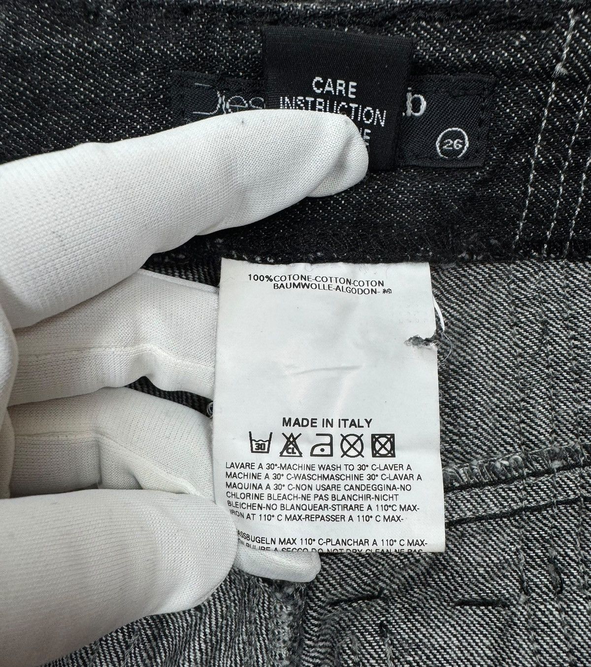Diesel × Vintage Diesel Style Lab Archive Jeans Strap size 26 Size 26" / US 2 / IT 38 - 13 Thumbnail