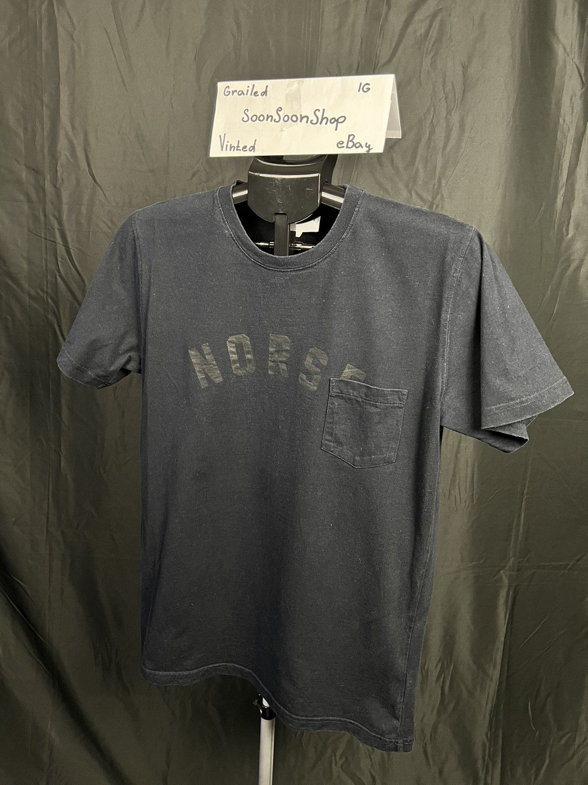 Norse Projects Norse Projects basic pocket navy t-shirt Size US M / EU 48-50 / 2 - 1 Thumbnail