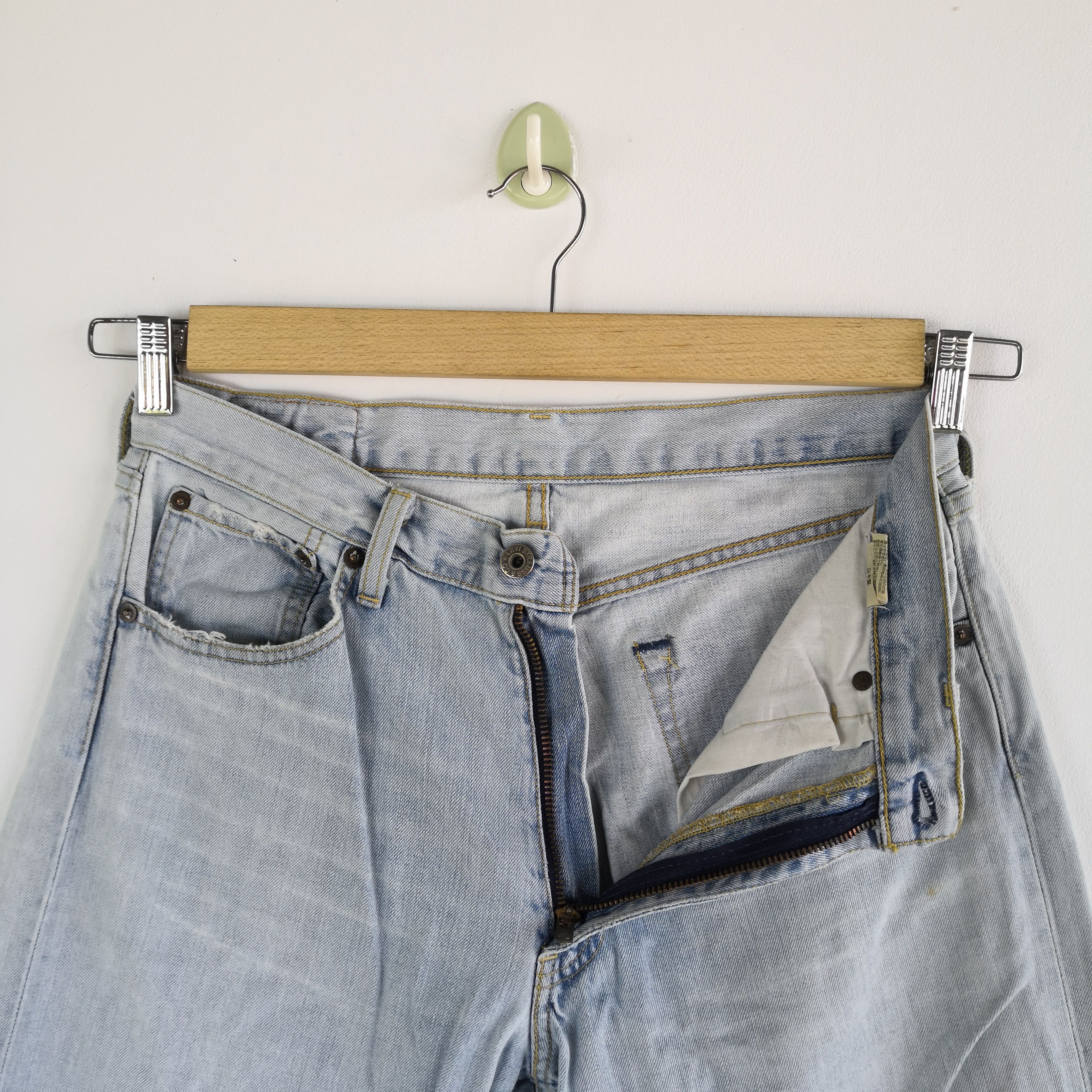Jean Vintage Levi's 503 Jeans Light Washed Faded Denim Size US 30 / EU 46 - 6 Thumbnail