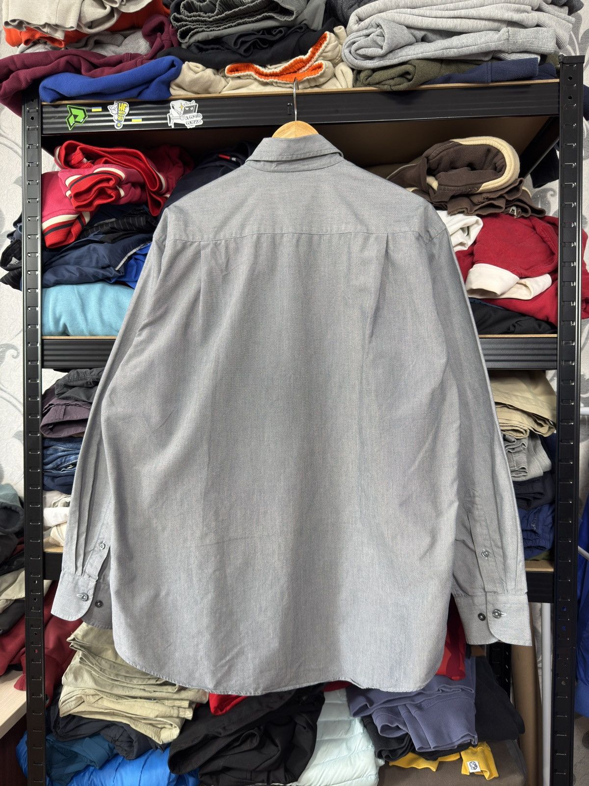 Burberry VINTAGE BURBERRY BUTTON UP LONG-SLEEVE SHIRT Size US XL / EU 56 / 4 - 15 Thumbnail