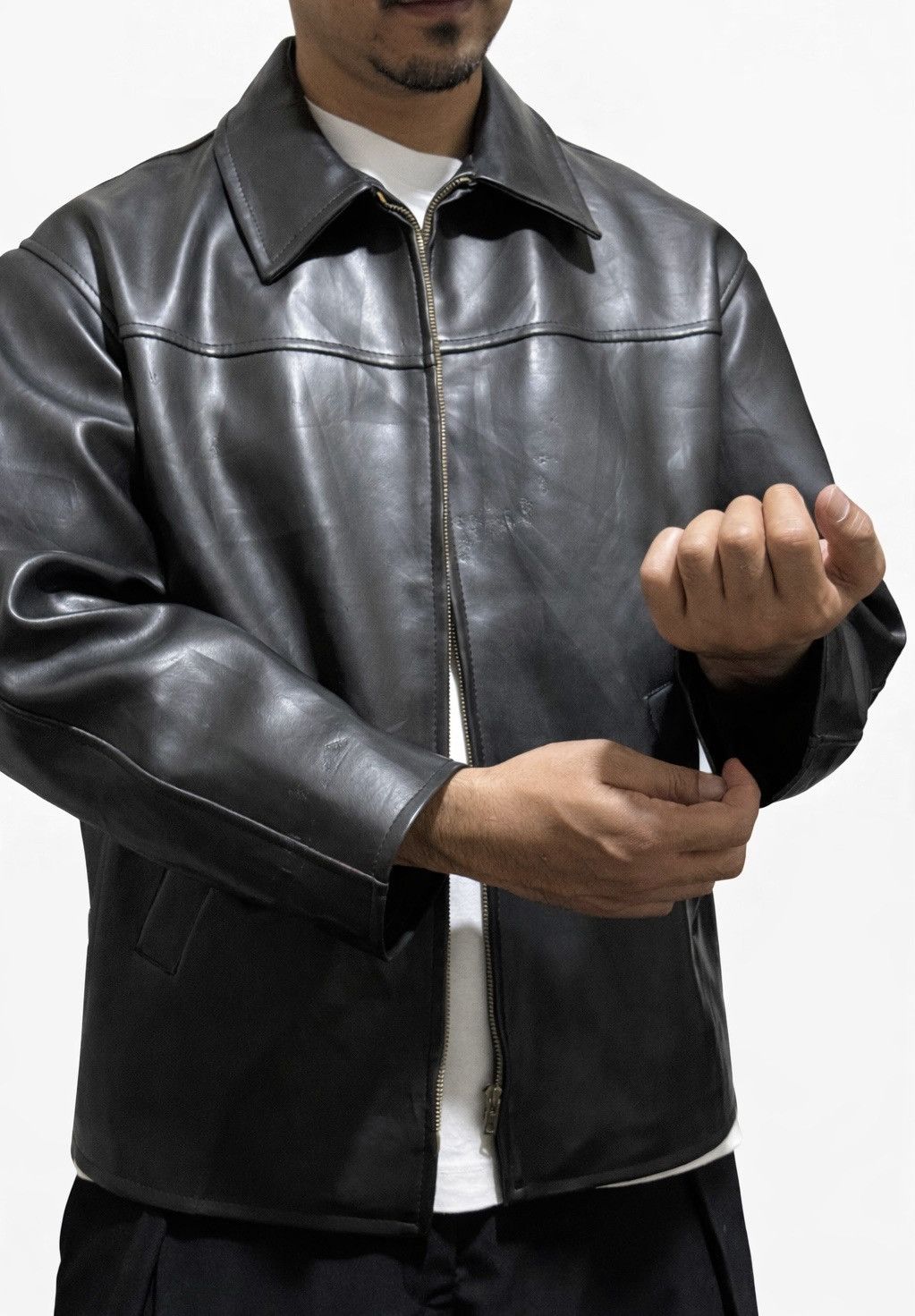 Vintage Vintage 60’s faux leather jacket by pivosport Size US XXL / EU 58 / 5 - 8 Thumbnail