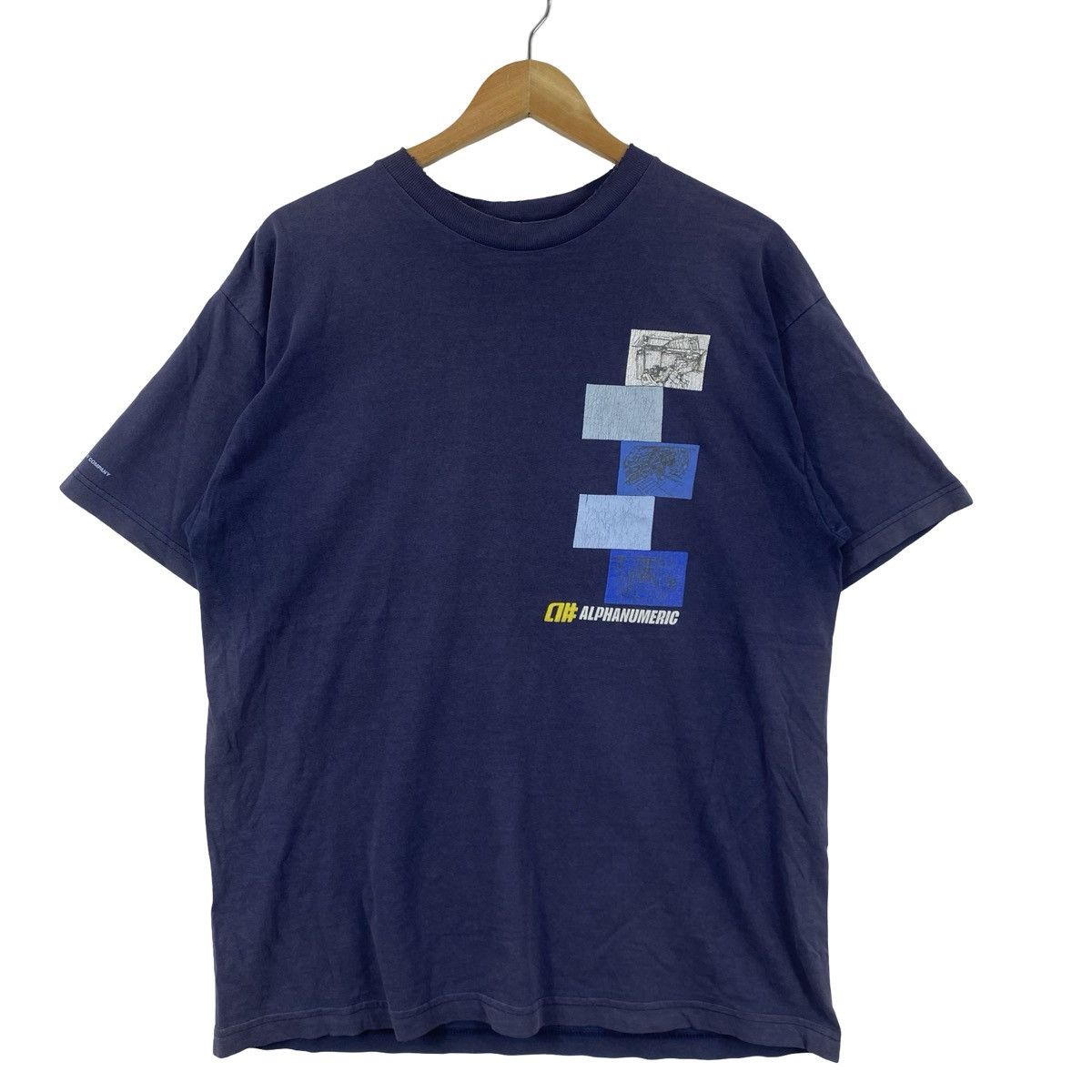 Alphanumeric Vintage ALPHANUMERIC Graphic T-Shirt Abstract Print Logo Tee Size US L / EU 52-54 / 3 - 5 Thumbnail