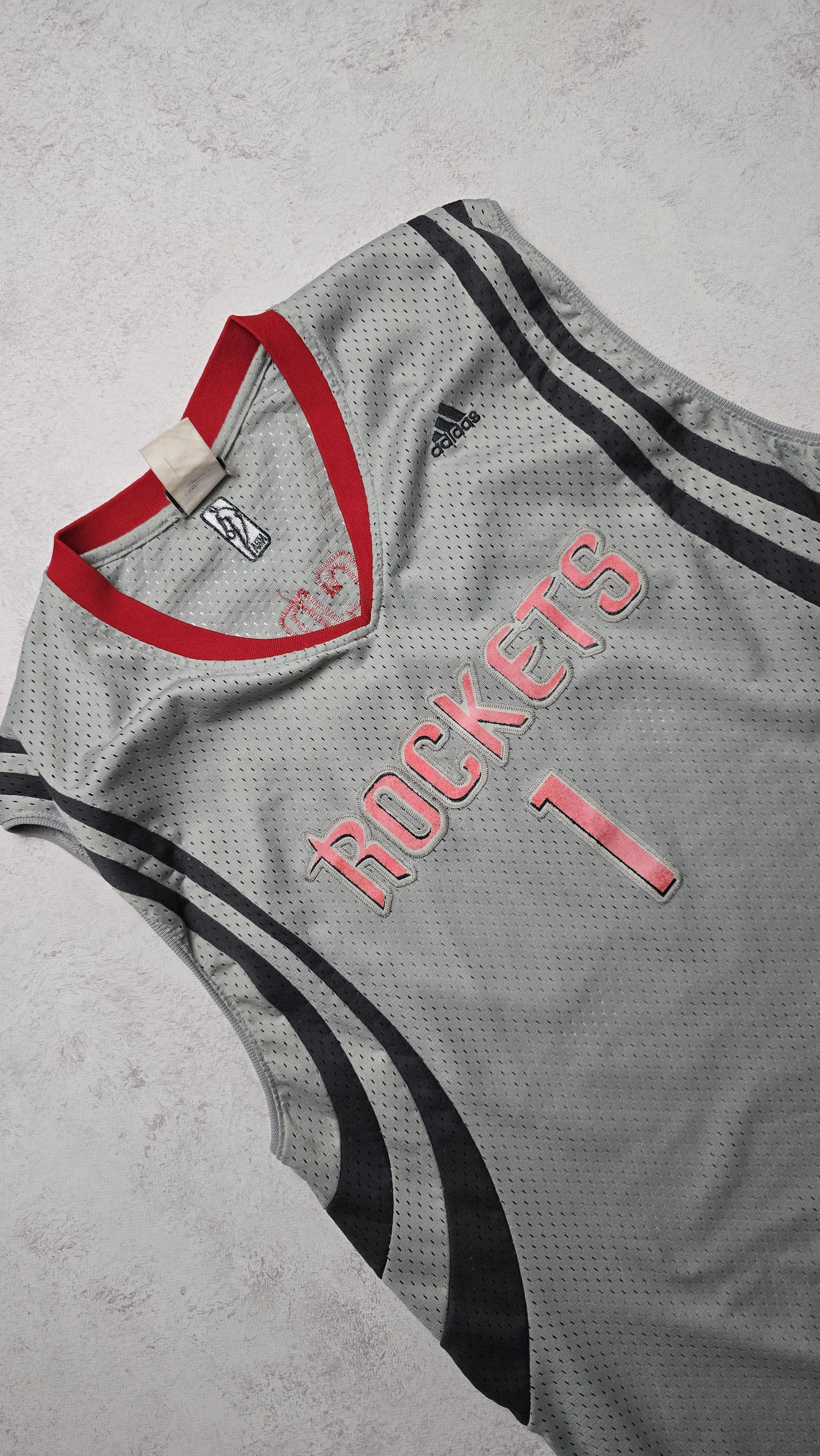 Adidas Adidas Houston Rockets Tracy McGrady #1 NBA Jersey Sewn Size US XL / EU 56 / 4 - 9 Thumbnail