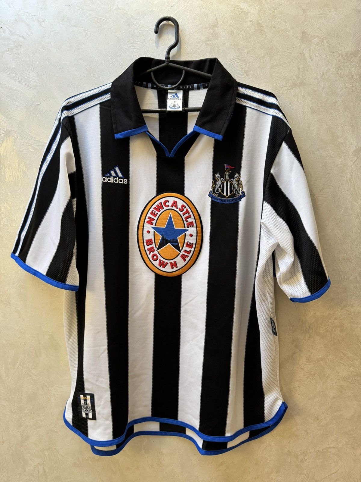 Adidas × Vintage Newcastle United Adidas 1999 Home Football Shirt Blokecore Size US L / EU 52-54 / 3 - 1 Thumbnail