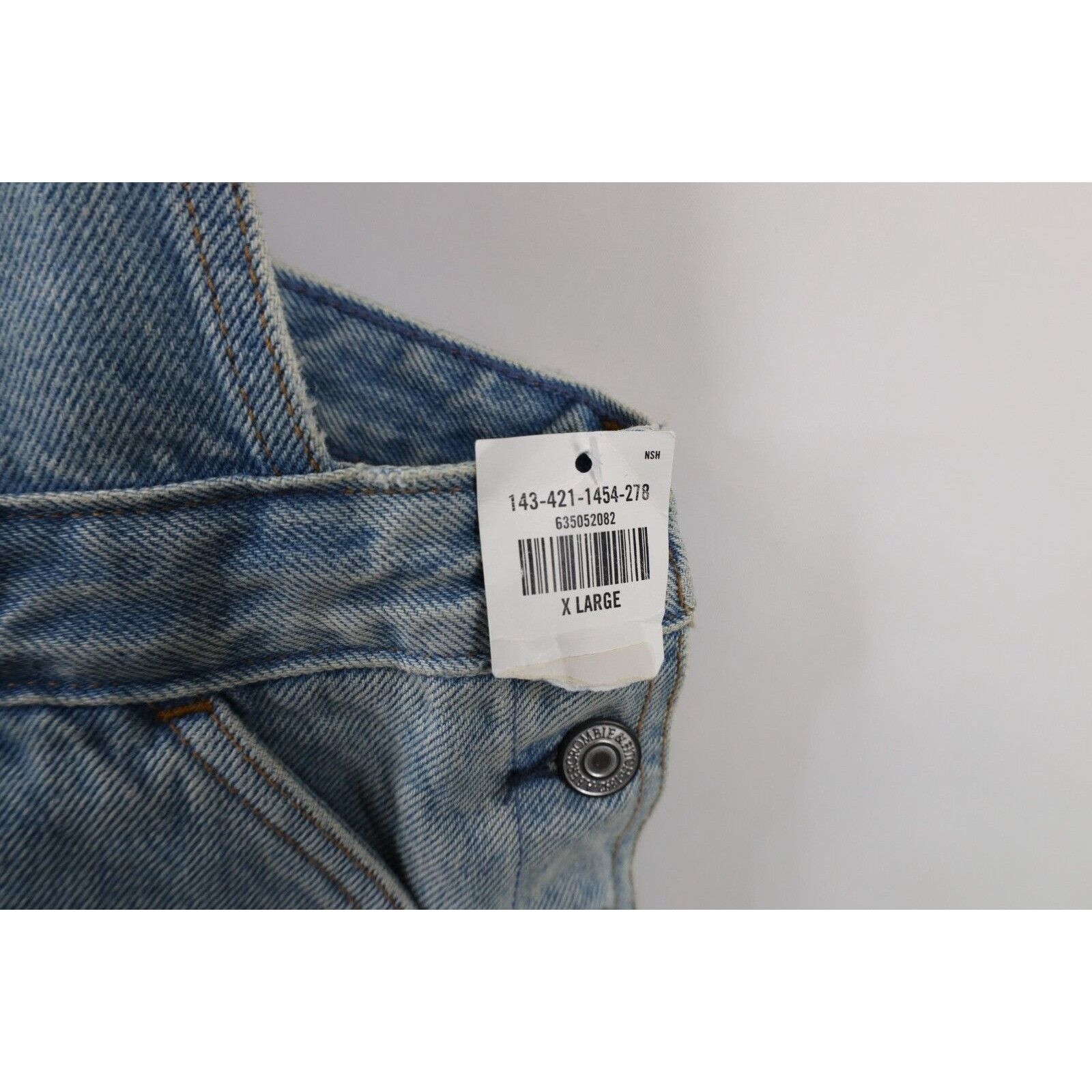 Abercrombie & Fitch × Vintage Deadstock Y2K Abercrombie & Fitch Denim Overalls Dress Size XL / US 12-14 / IT 48-50 - 5 Thumbnail