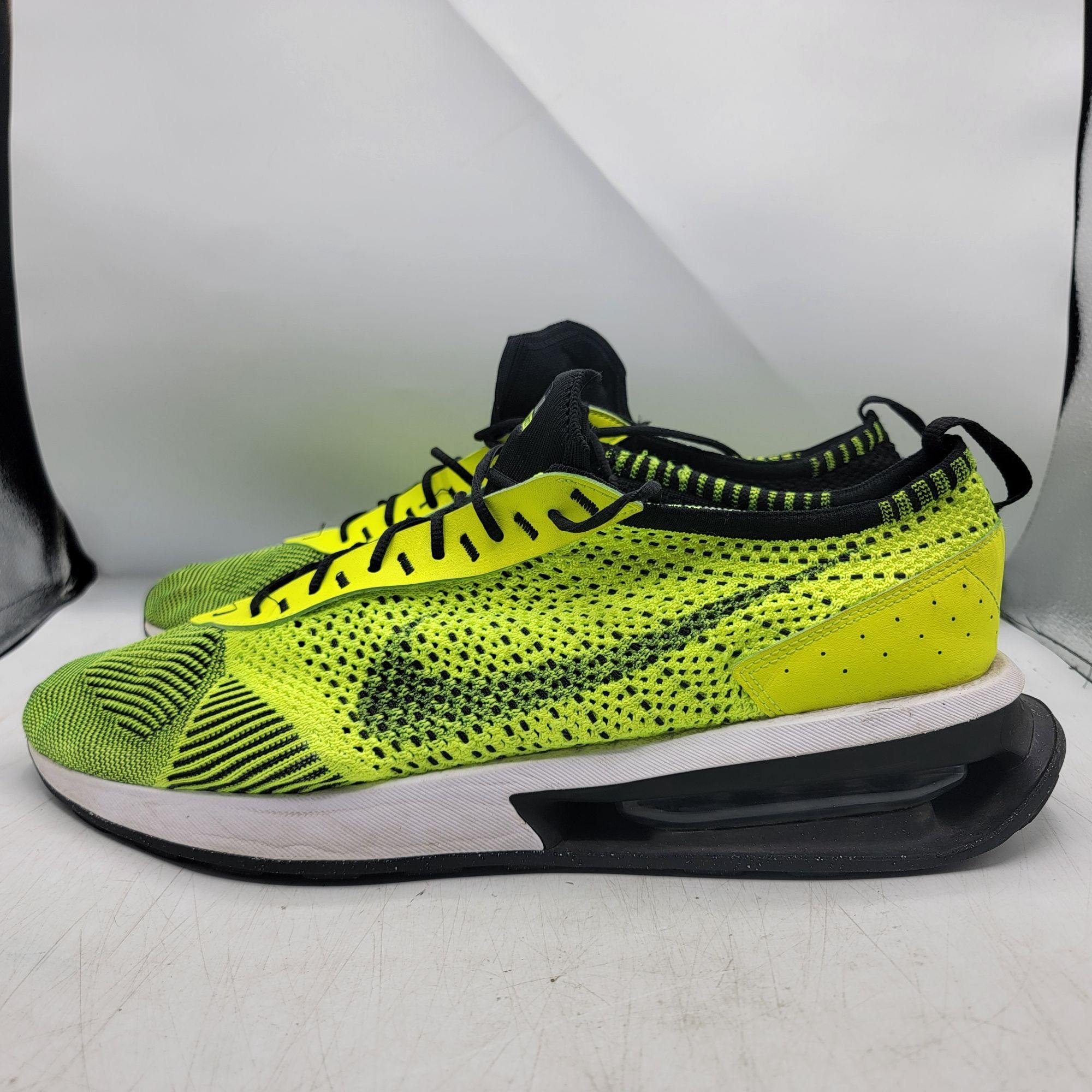 Nike Nike Air Max Flyknit Racer Mens 14 Volt Black White Sequoia Size US 14 / EU 47 - 12 Thumbnail
