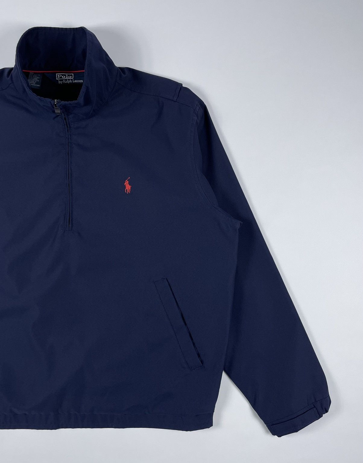 Polo Ralph Lauren × Ralph Lauren × Vintage Vintage Polo Ralph Lauren 90s Light Jacket 1/3 zip Anorak Size US L / EU 52-54 / 3 - 2 Thumbnail