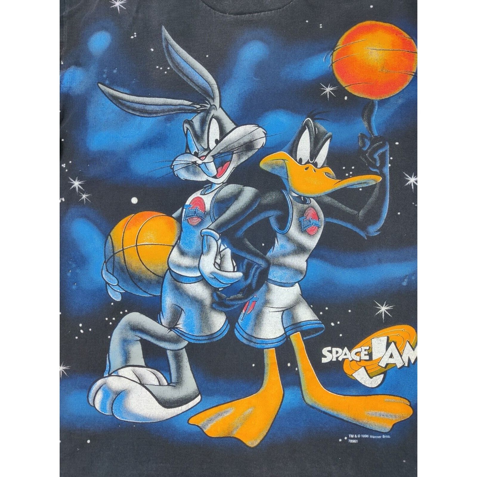 Vintage Vintage Space Jam Long Sleeve T-Shirt L 1996 Black Single St Size US L / EU 52-54 / 3 - 17 Thumbnail