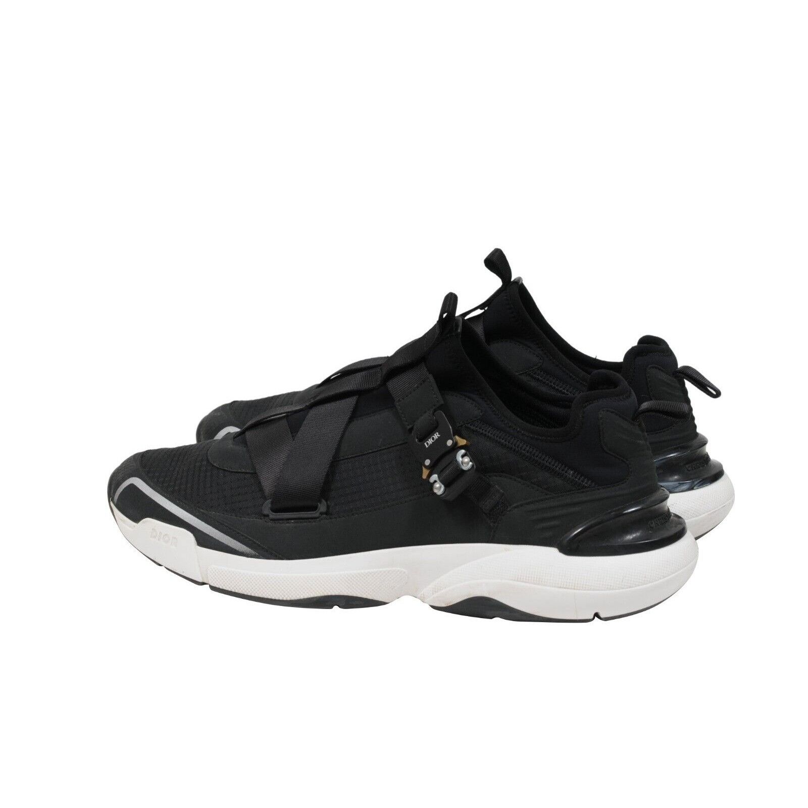 Dior Black White Nylon Alyx B24 Runtek Sneakers Size US 12 / EU 45 - 5 Thumbnail