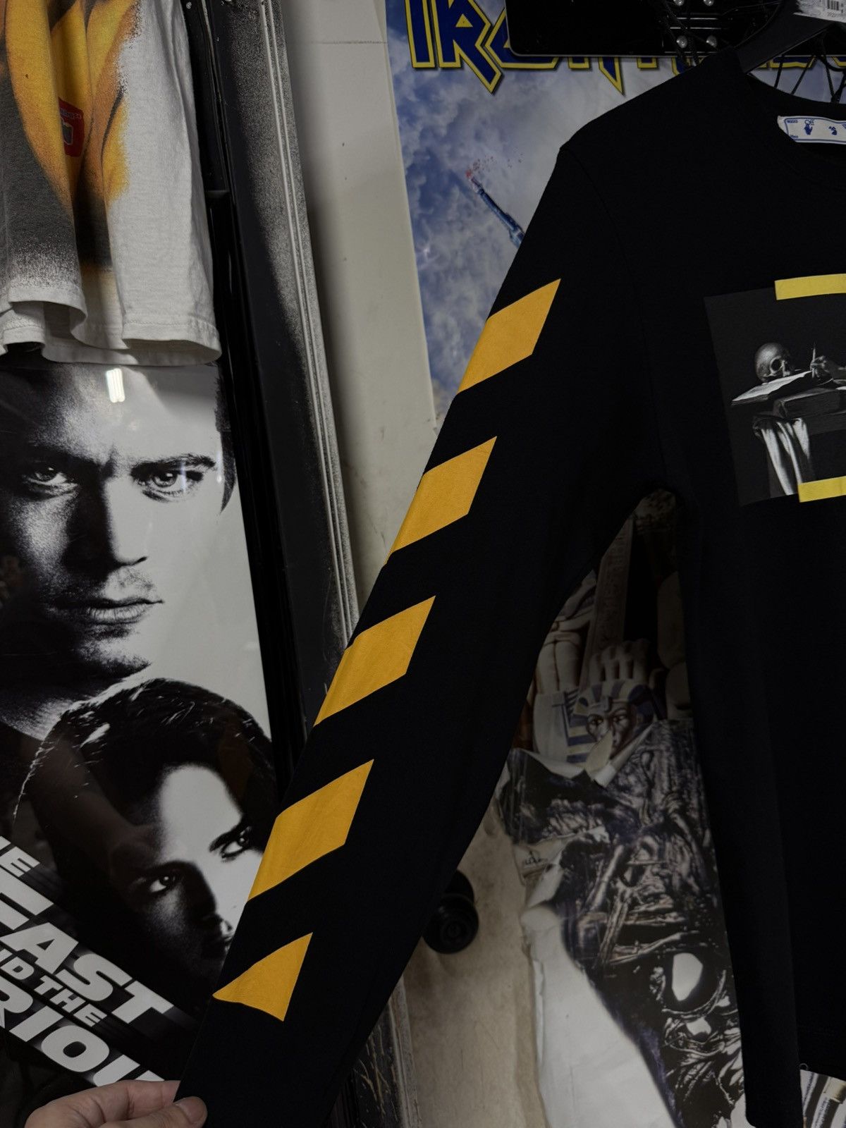 Off-White Off-White Caravaggio Black T-Shirt Virgil Abloh L/S Small Size US S / EU 44-46 / 1 - 10 Thumbnail