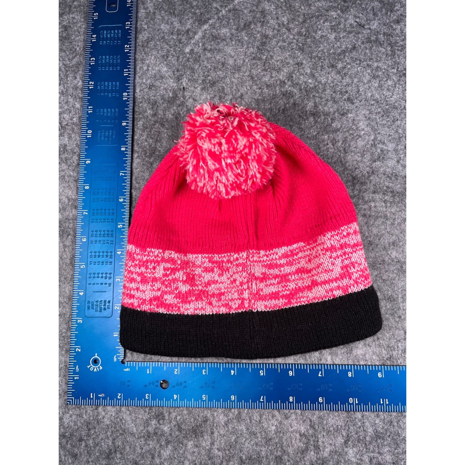 Pinko isotoner Beanie Toque Womens One Size Pink Knit Acrylic Polyester Lined Hat/Cap Winter Ski Womens OS Pink Beanie Size ONE SIZE - 4 Thumbnail