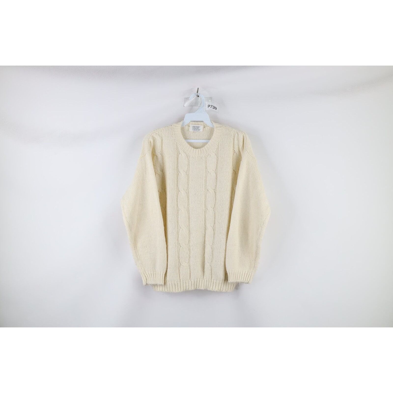 Vintage Vintage 70s Streetwear Distressed Wool Blend Kit Sweater Size M / US 6-8 / IT 42-44 - 1 Thumbnail