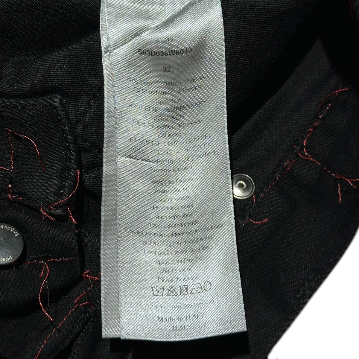 Dior SS18 Runway exposed stitch denim Size US 32 / EU 48 - 4 Thumbnail
