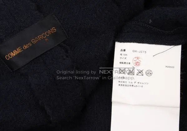 Comme des Garcons Comme Des Garcons size F Navy blue vintage design top Size XS / US 0-2 / IT 36-38 - 9 Thumbnail