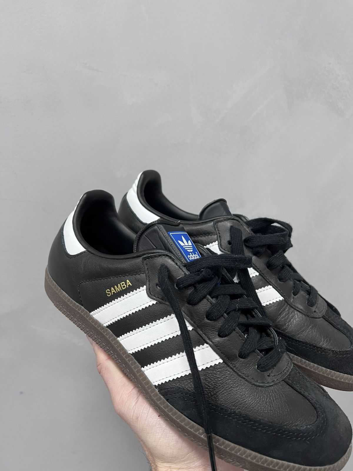 Adidas × Vintage Vintage Adidas Samba Black Sneakers Y2K Size US 9.5 / IT 39.5 - 9 Thumbnail