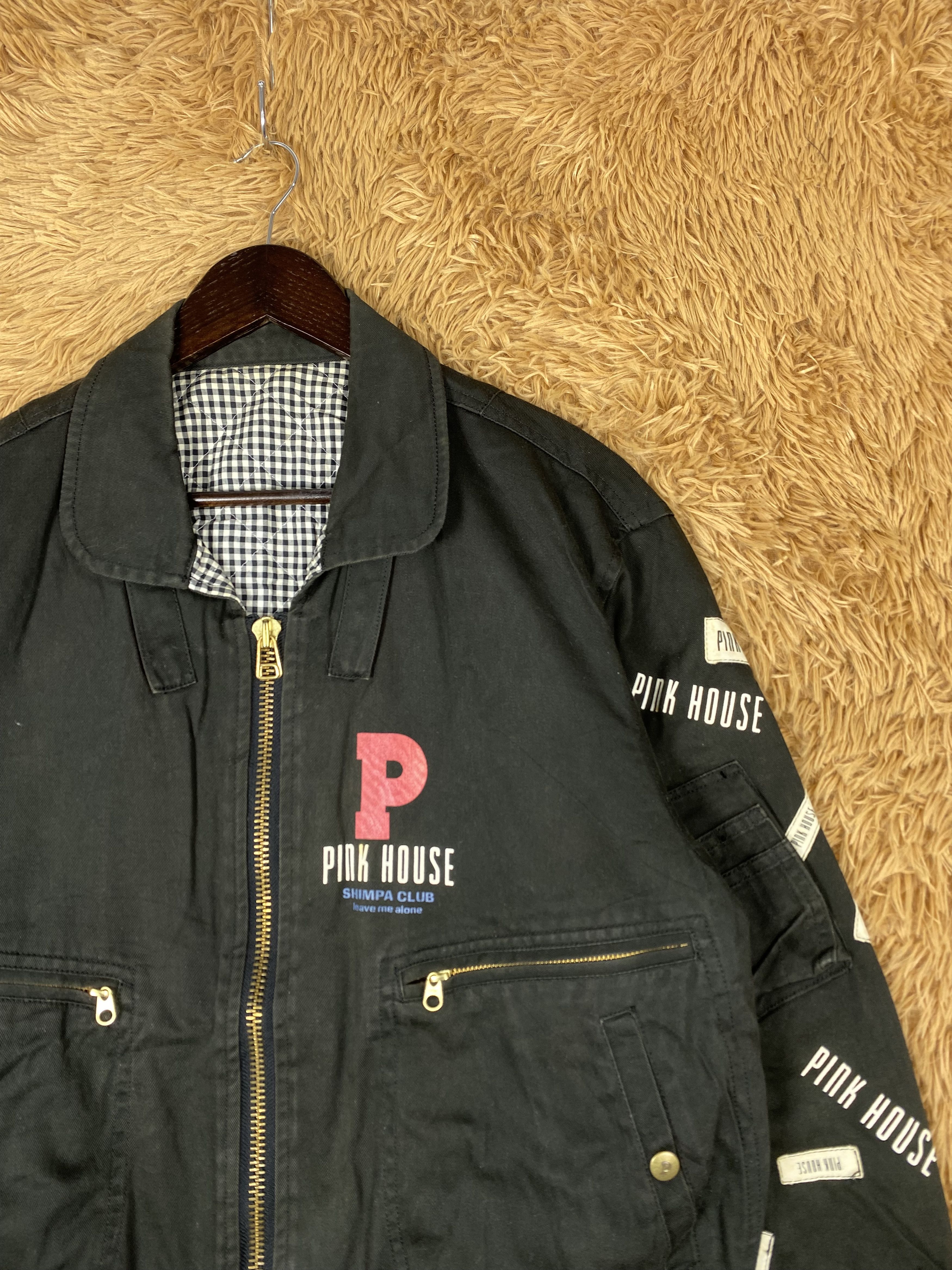 Pink House Vintage Pink House Bombers Jacket DJ0931 Size US L / EU 52-54 / 3 - 3 Thumbnail