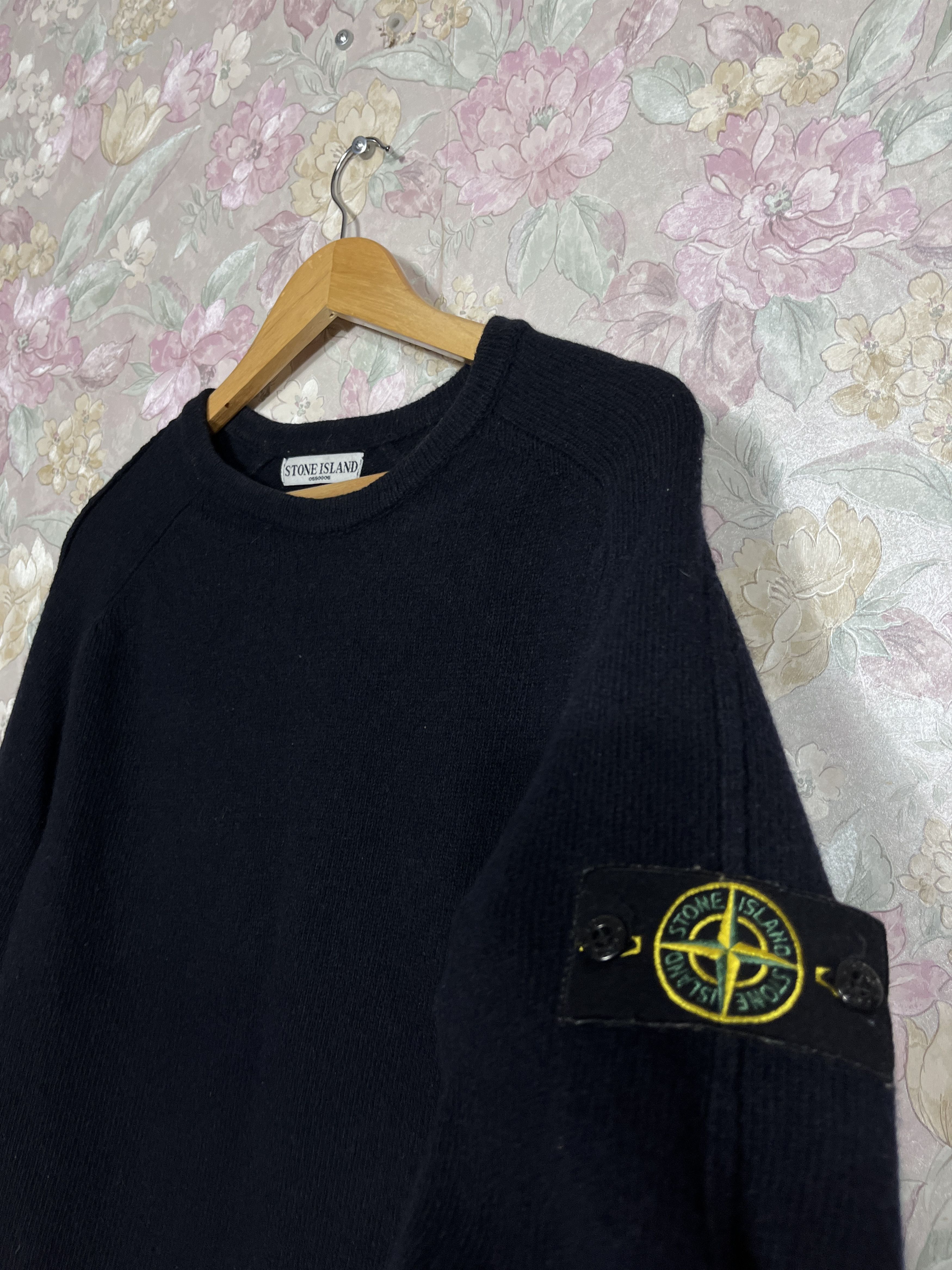 Stone Island Vintage Stone Island Wool Knit sweater Size US XL / EU 56 / 4 - 1 Thumbnail