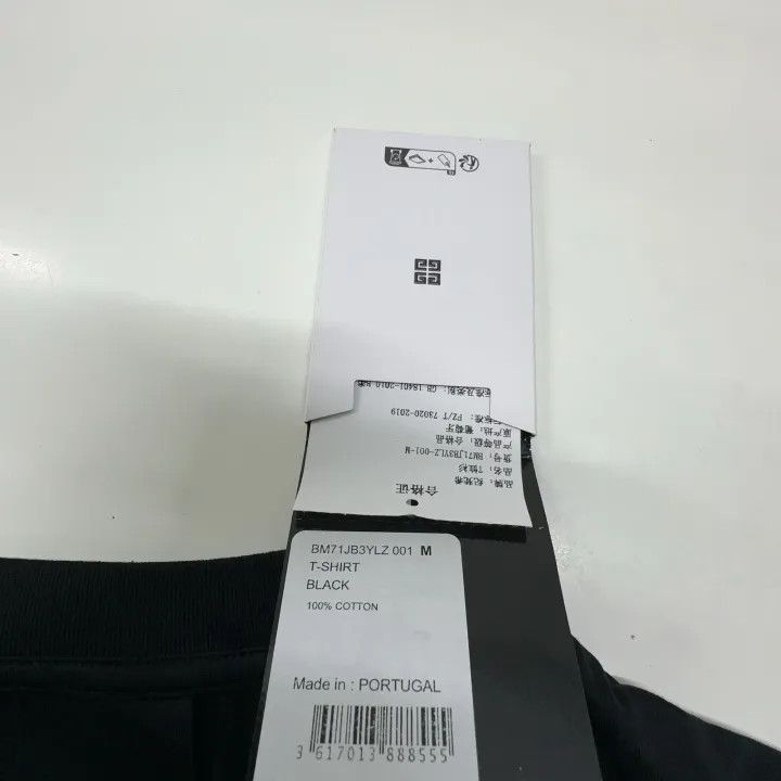 Givenchy Givenchy Givenchy Black Short Sleeve TShirt for Men -2507 Size US M / EU 48-50 / 2 - 4 Thumbnail