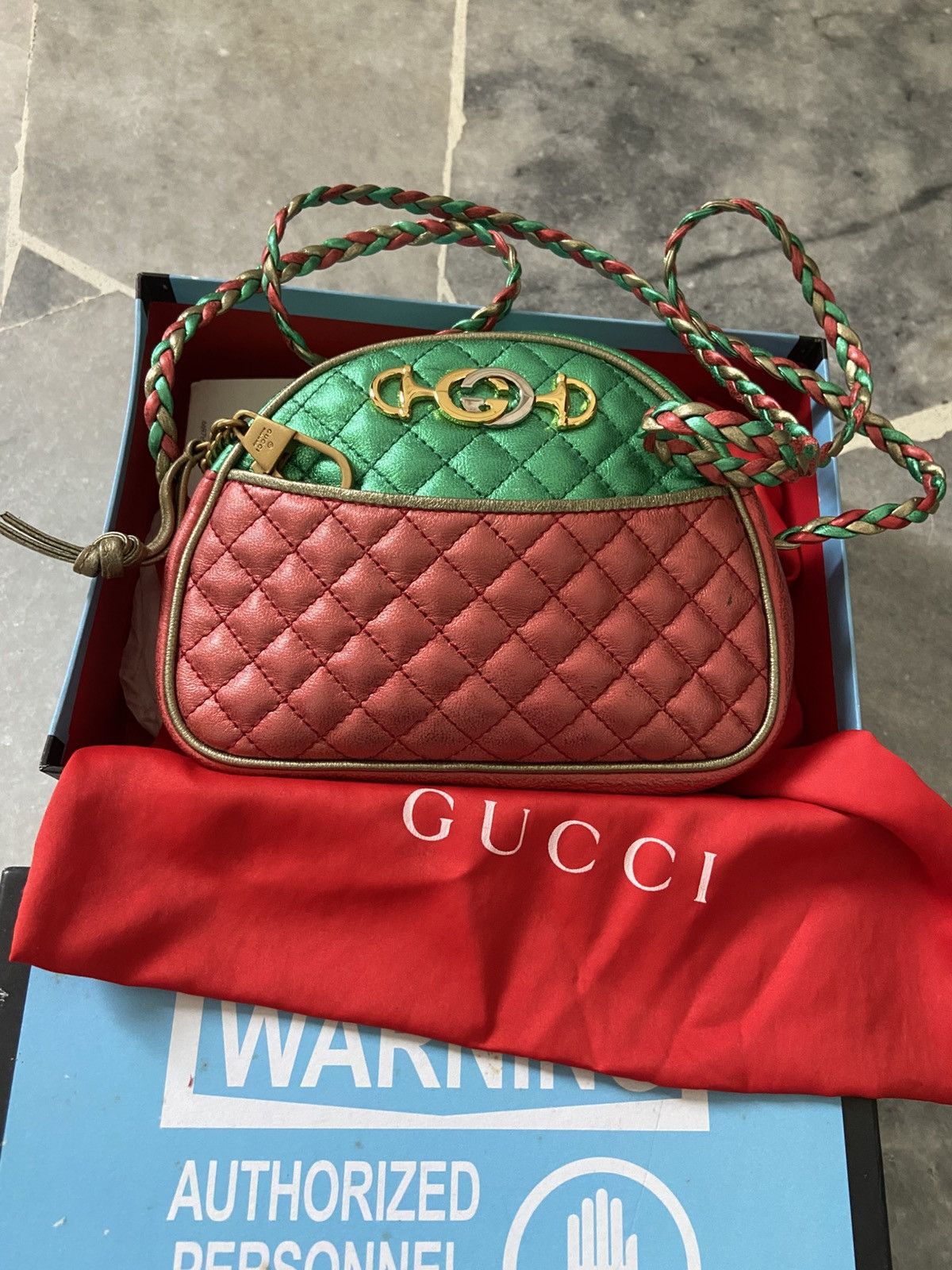 Gucci Gucci Laminated Leather Mini Bag Size ONE SIZE - 1 Thumbnail