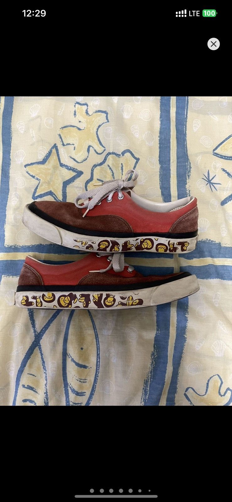 Bape Bape Vintage Baby Milo Logo Bapesta Sneakers Size US 5.5 / EU 38 - 1 Thumbnail