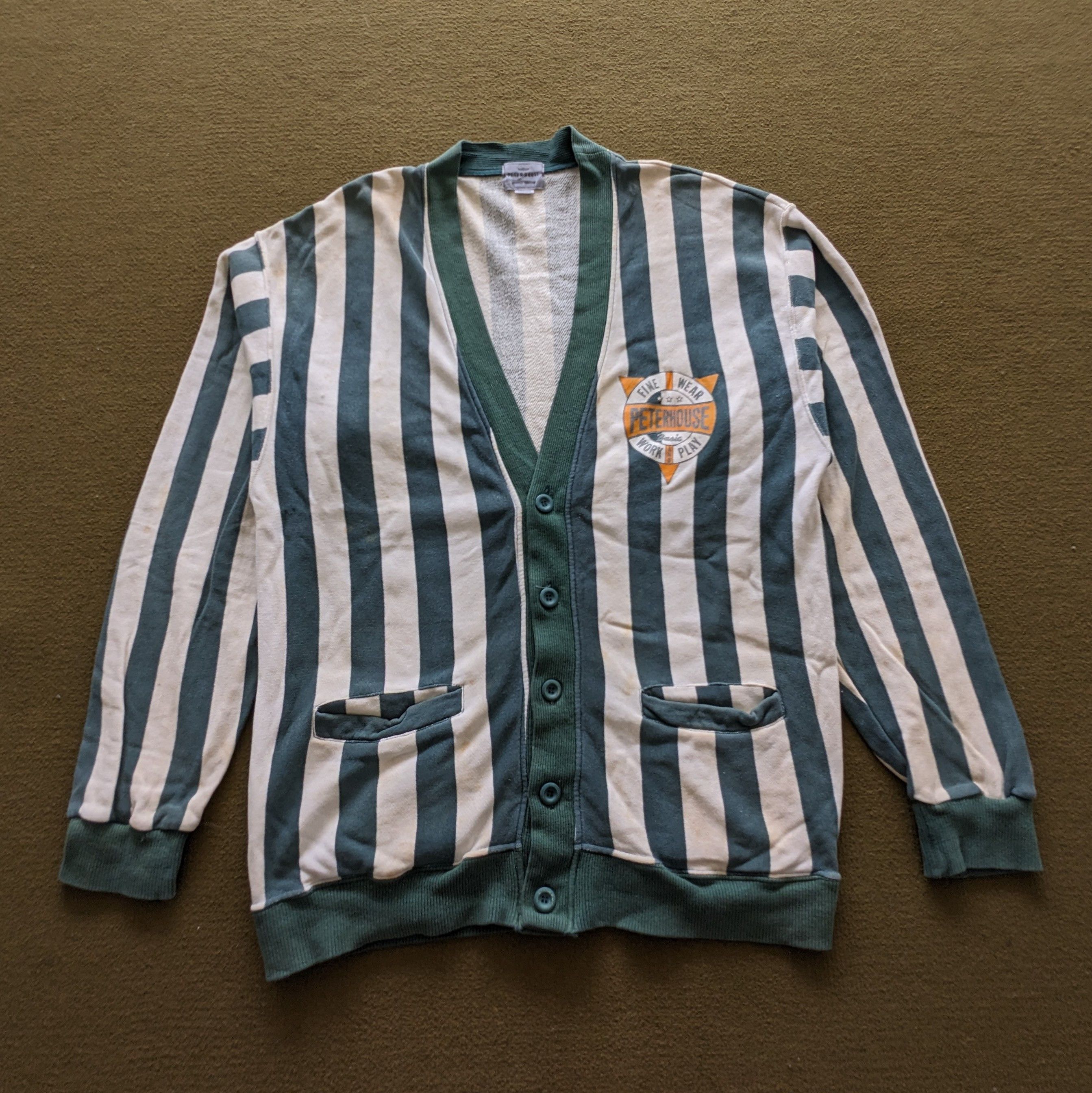Vintage Vintage PETER HOUSE American Style Cardigan Size US M / EU 48-50 / 2 - 1 Thumbnail