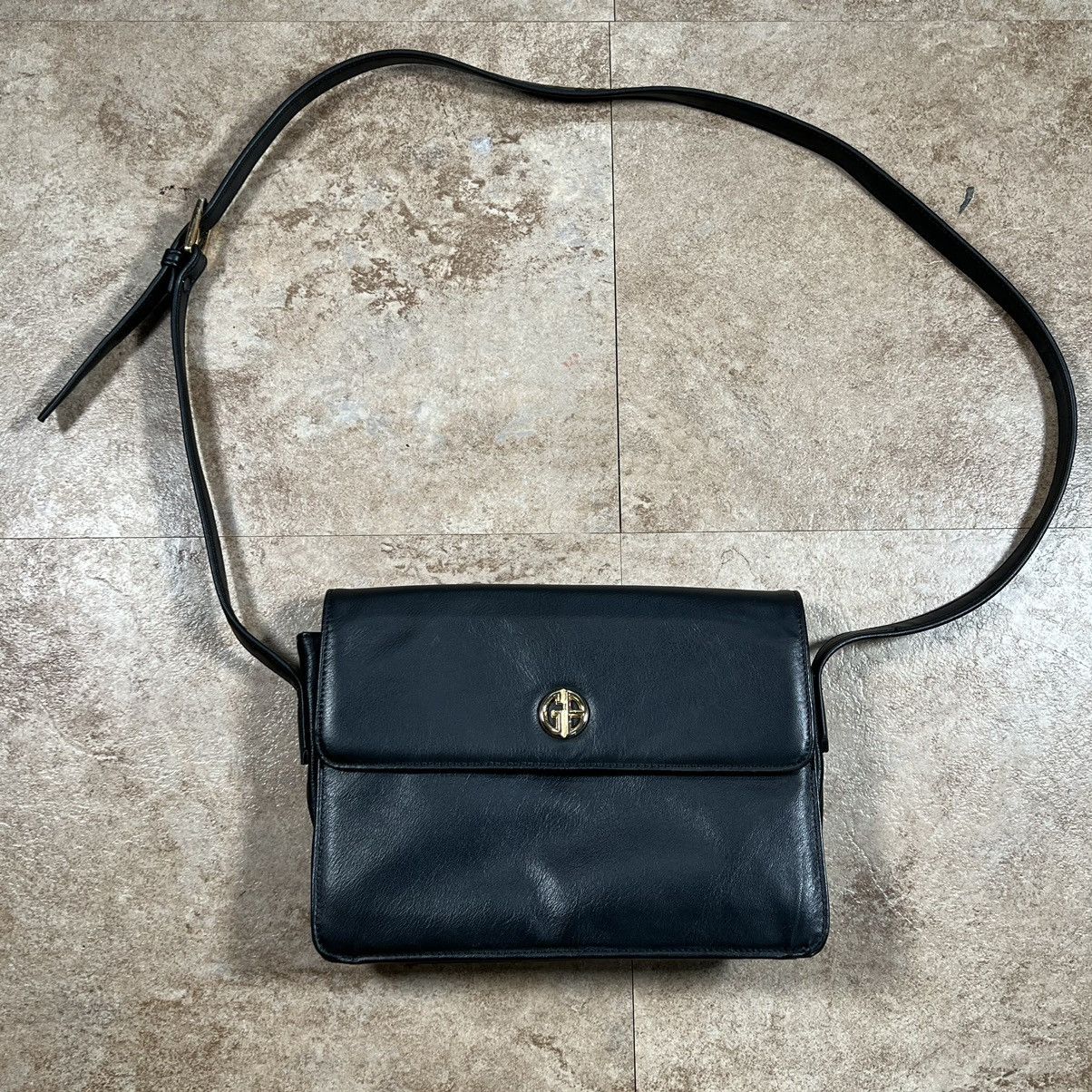 Other Giani Bernini Black Leather crossbody Shoulder Purse Size ONE SIZE - 2 Thumbnail