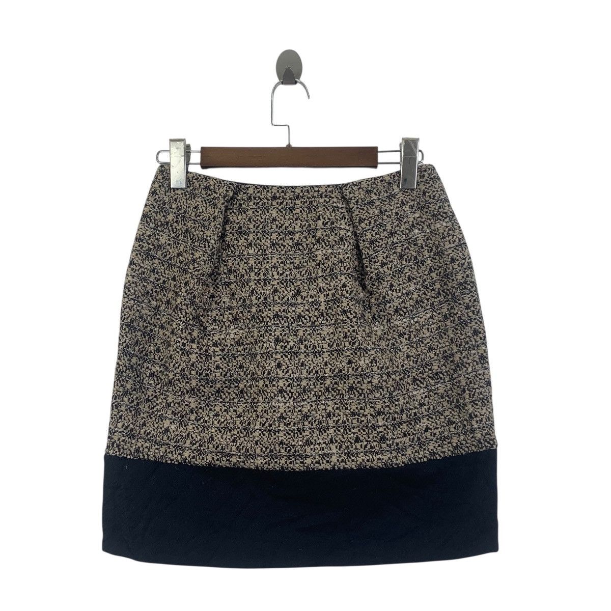 United Arrows Vintage UNITED ARROW Made In Japan Wool Midi Skirts Size 26" / US 2 / IT 38 - 1 Thumbnail