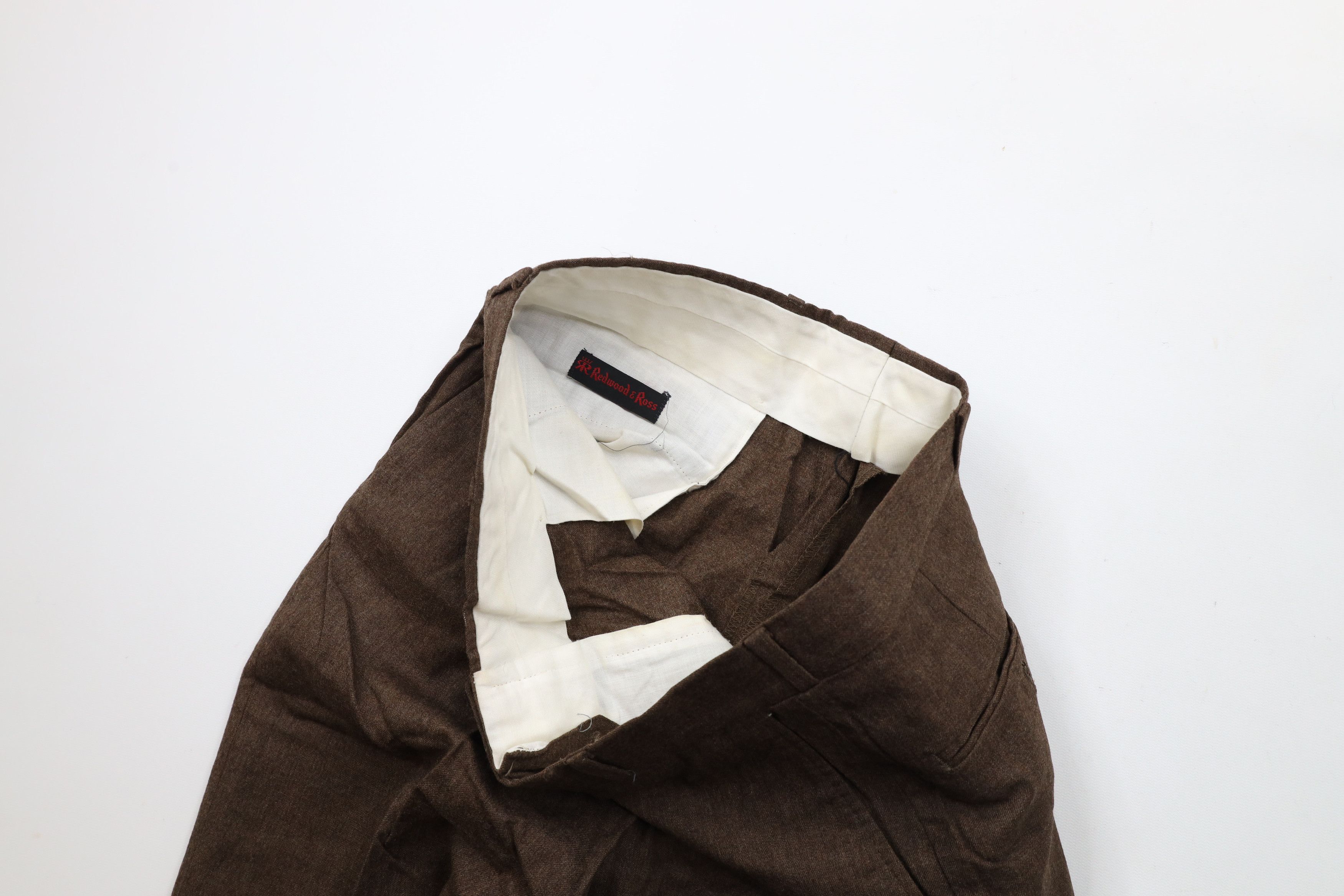 Vintage Vintage 70s Streetwear Blend Flared Chino Pants Brown USA Size US 32 / EU 48 - 8 Thumbnail