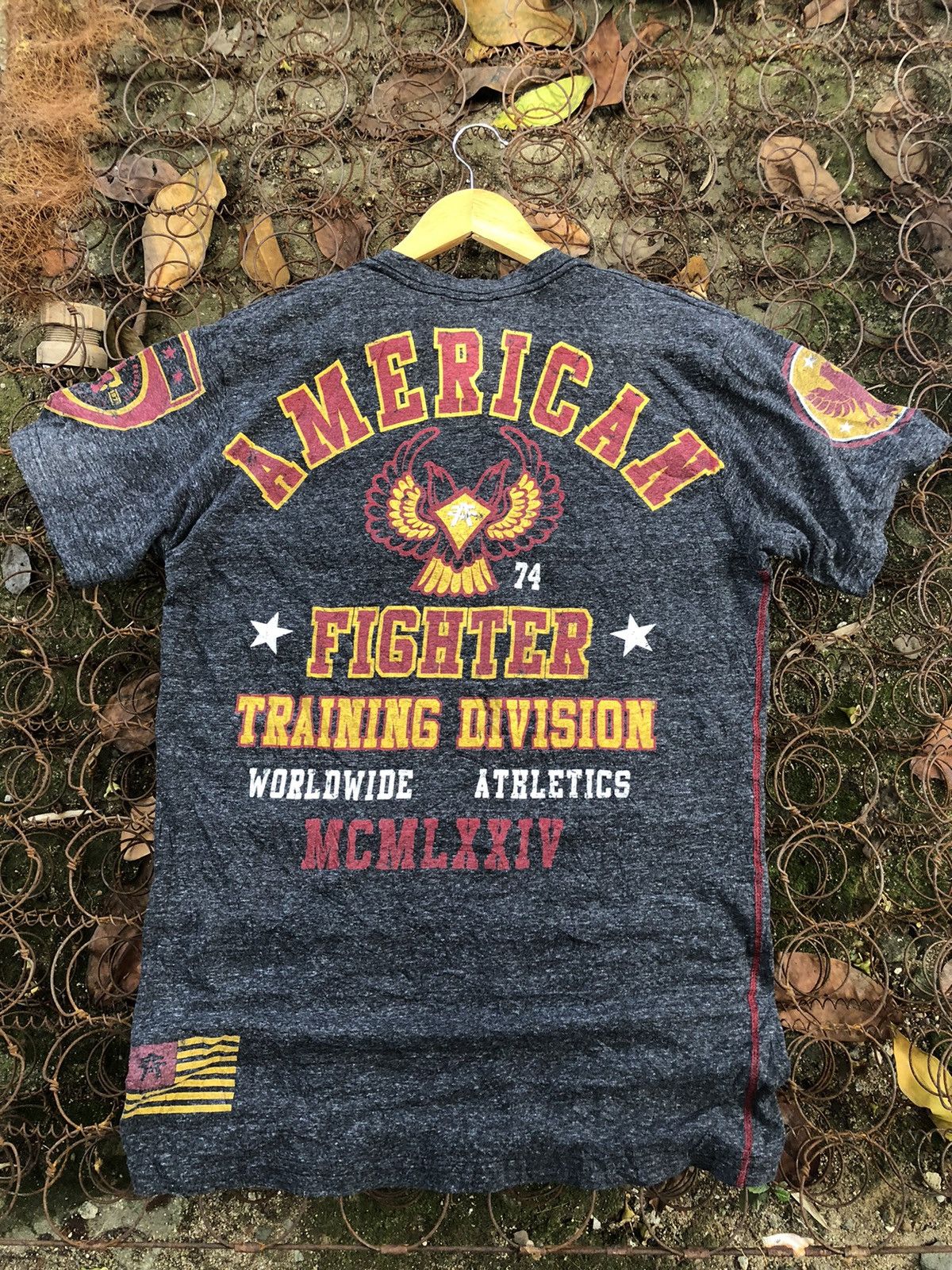 Affliction × Vintage OVP American Fighter By Affliction Tshirt Size US L / EU 52-54 / 3 - 1 Thumbnail