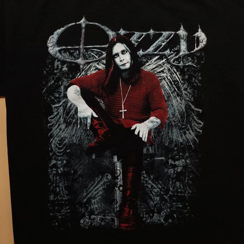 Ozzy Osbourne Vintage Ozzy Osbourne Black Tshirt XXL Graphic Print Band Size US XXL / EU 58 / 5 - 3 Thumbnail