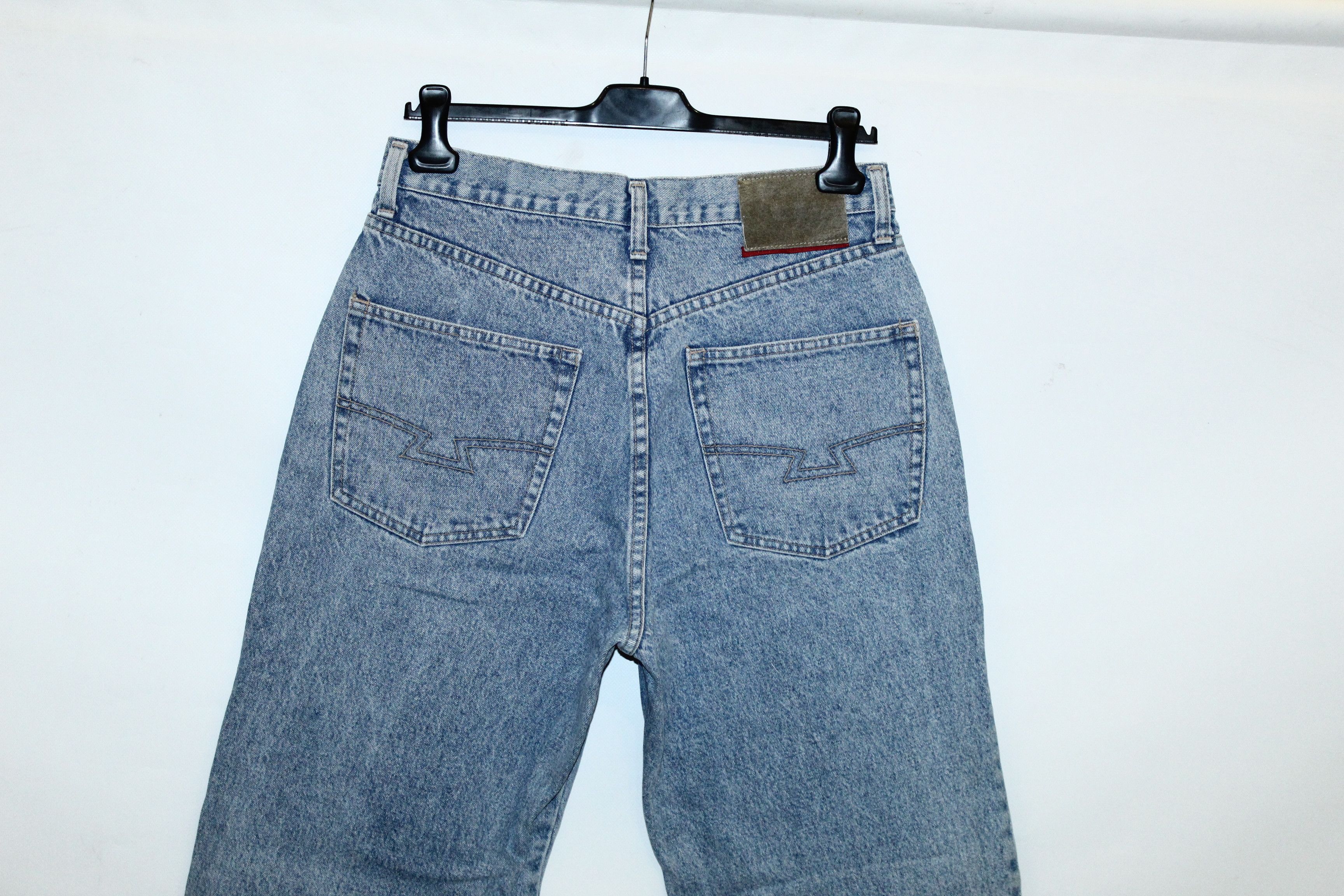 Japanese Brand Rare🔥80's Hard Core essential taper stonewash baggy jeans Size US 33 - 6 Thumbnail